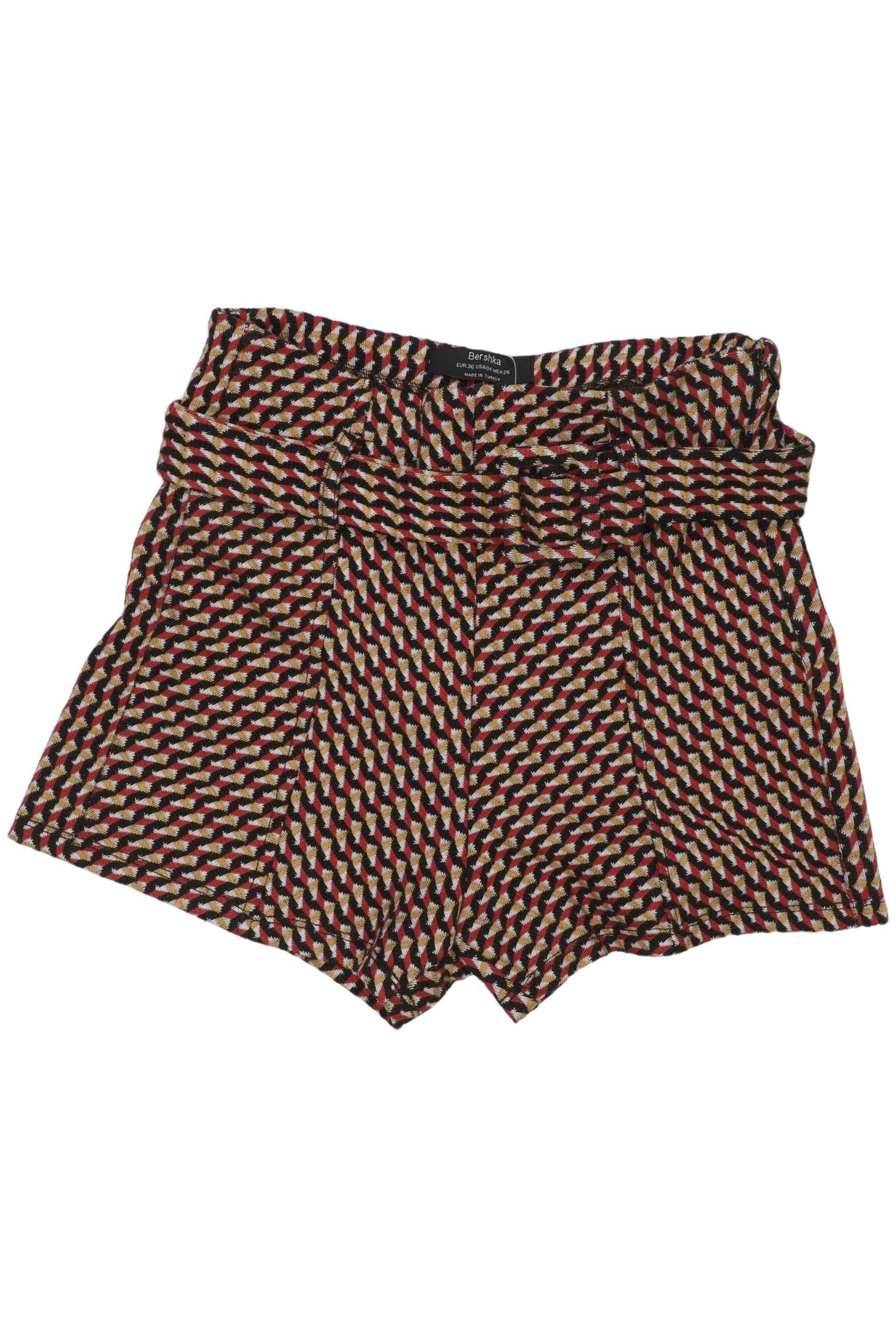 

bershka Damen Shorts, mehrfarbig, Gr. 36