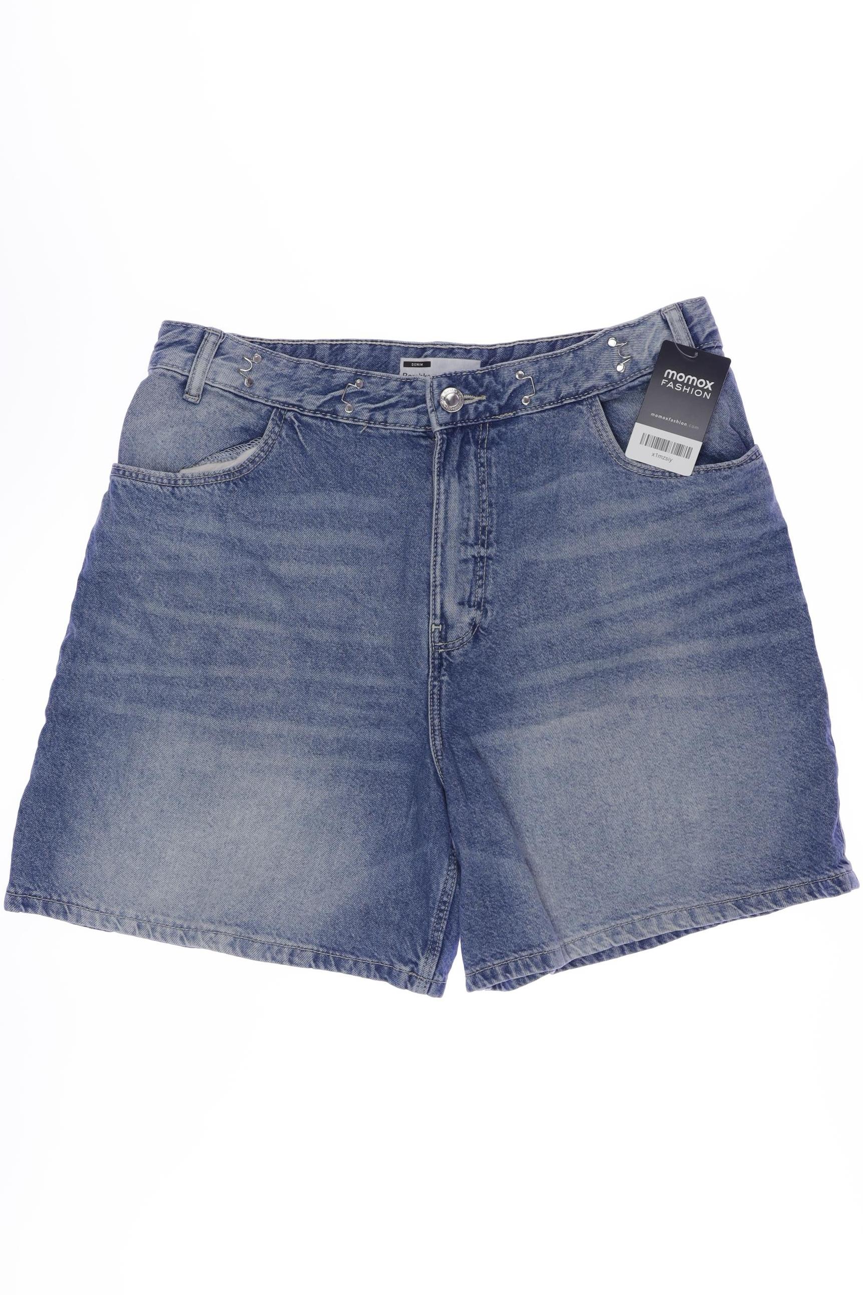 

bershka Damen Shorts, blau, Gr. 38