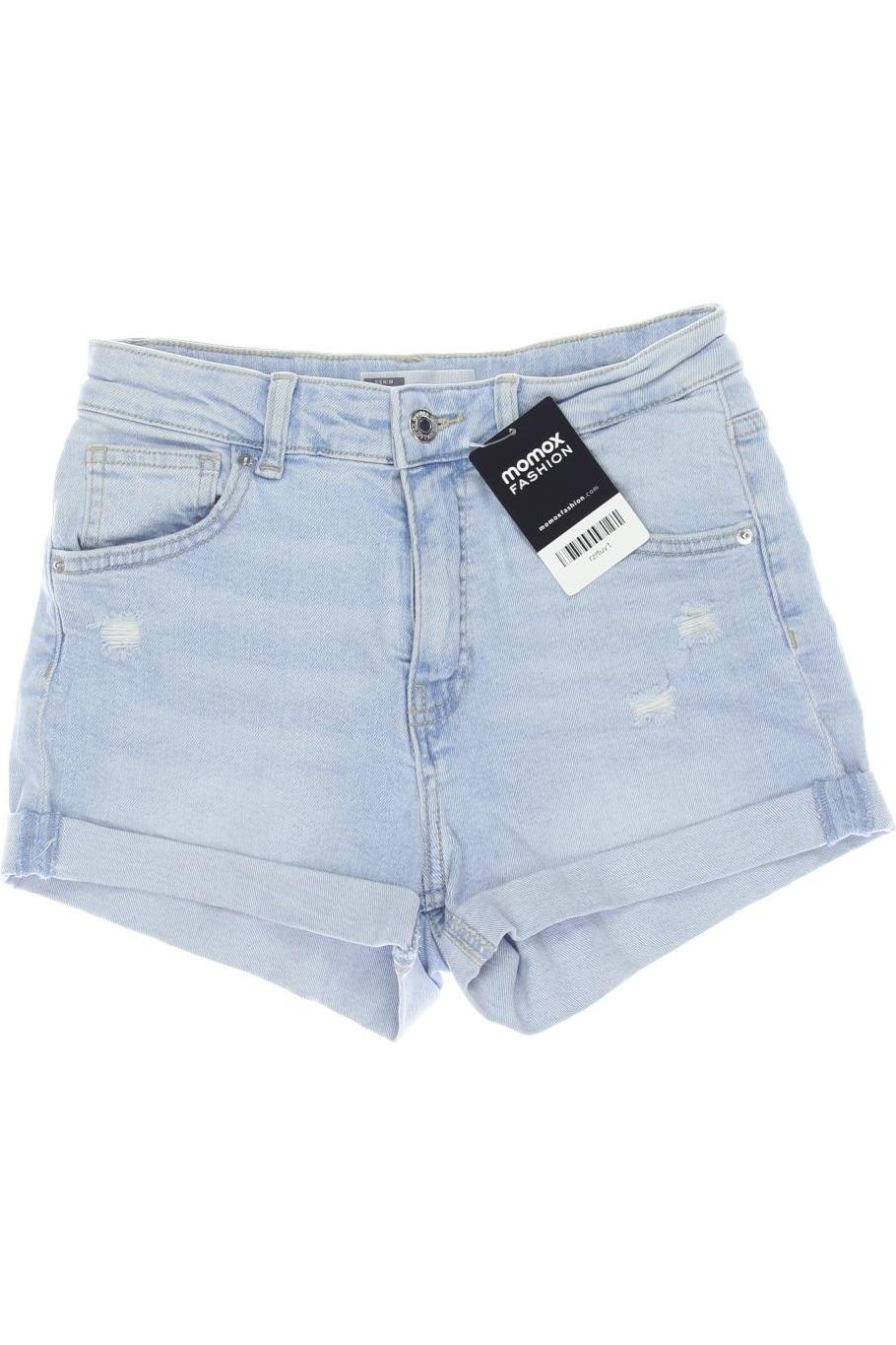 

bershka Damen Shorts, hellblau, Gr. 36