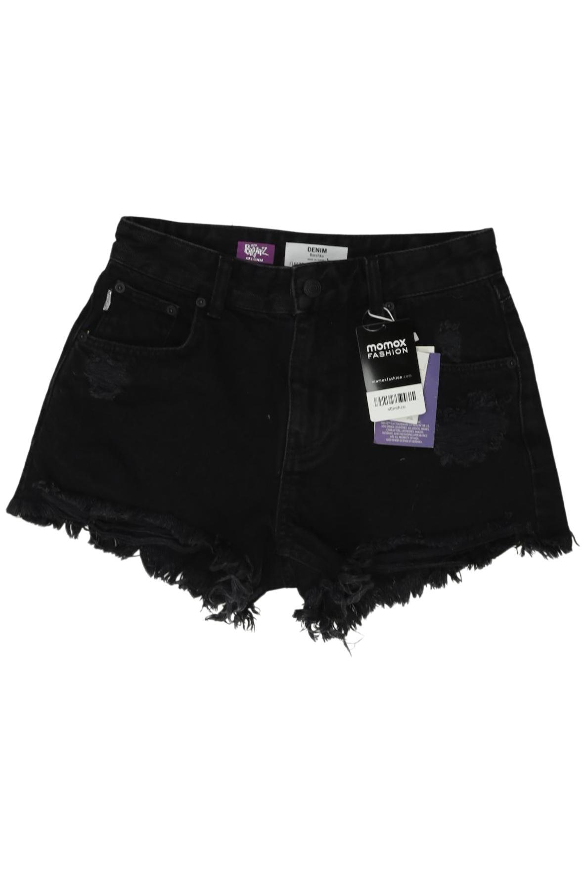 

bershka Damen Shorts, schwarz, Gr. 36