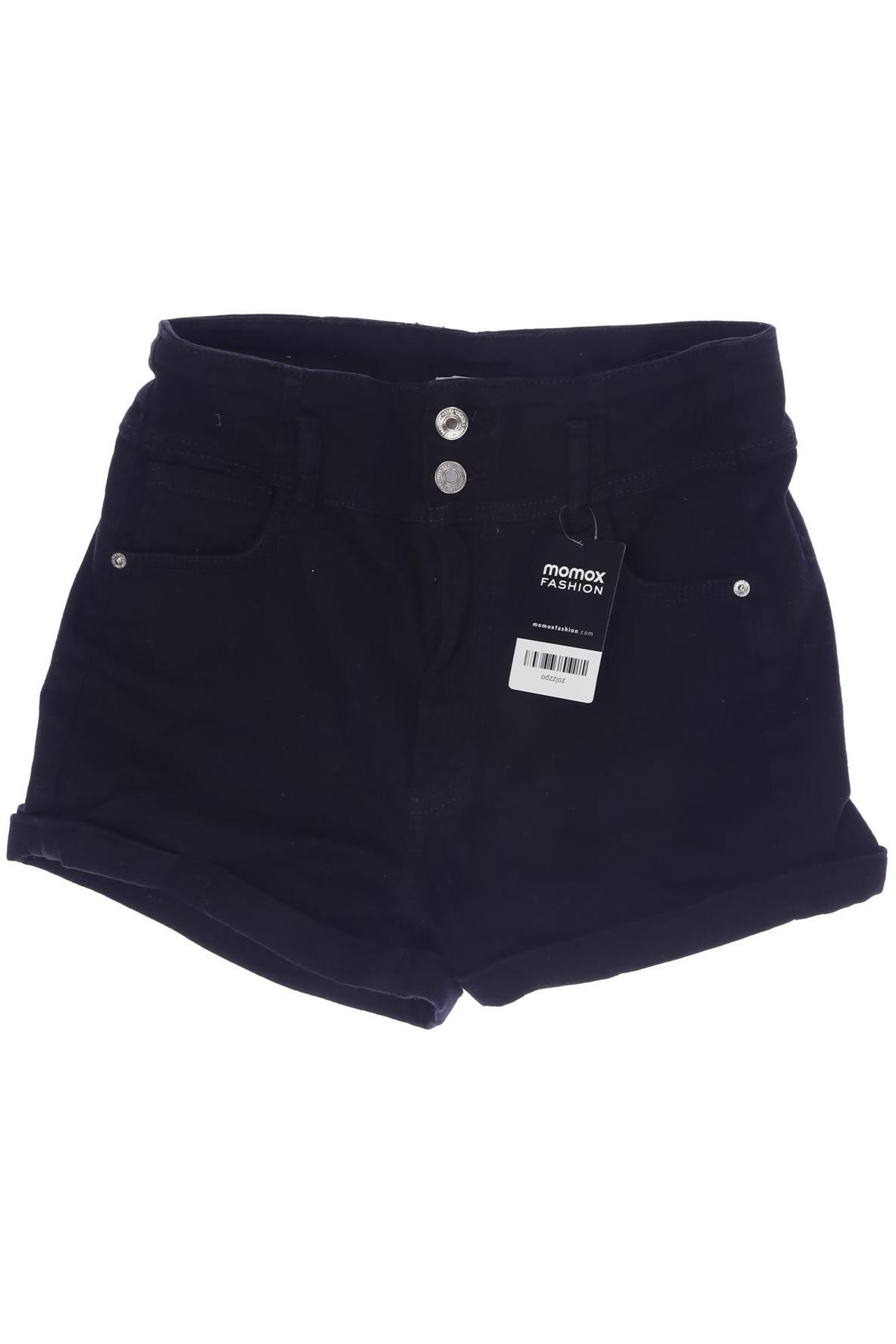 

bershka Damen Shorts, schwarz, Gr. 40