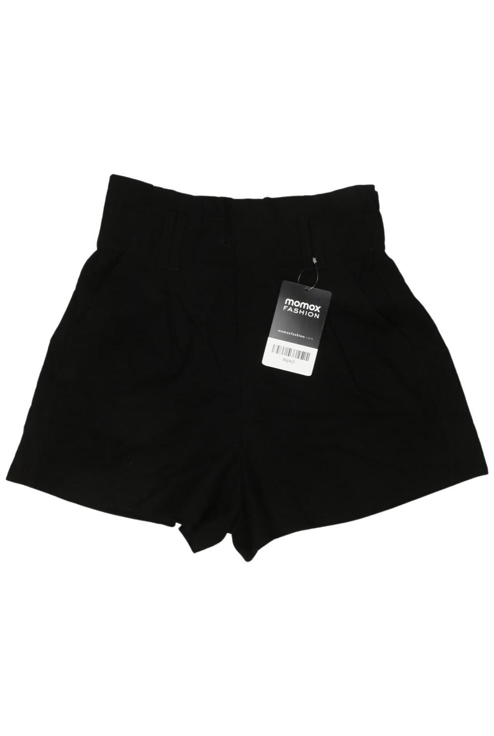

bershka Damen Shorts, schwarz, Gr. 34