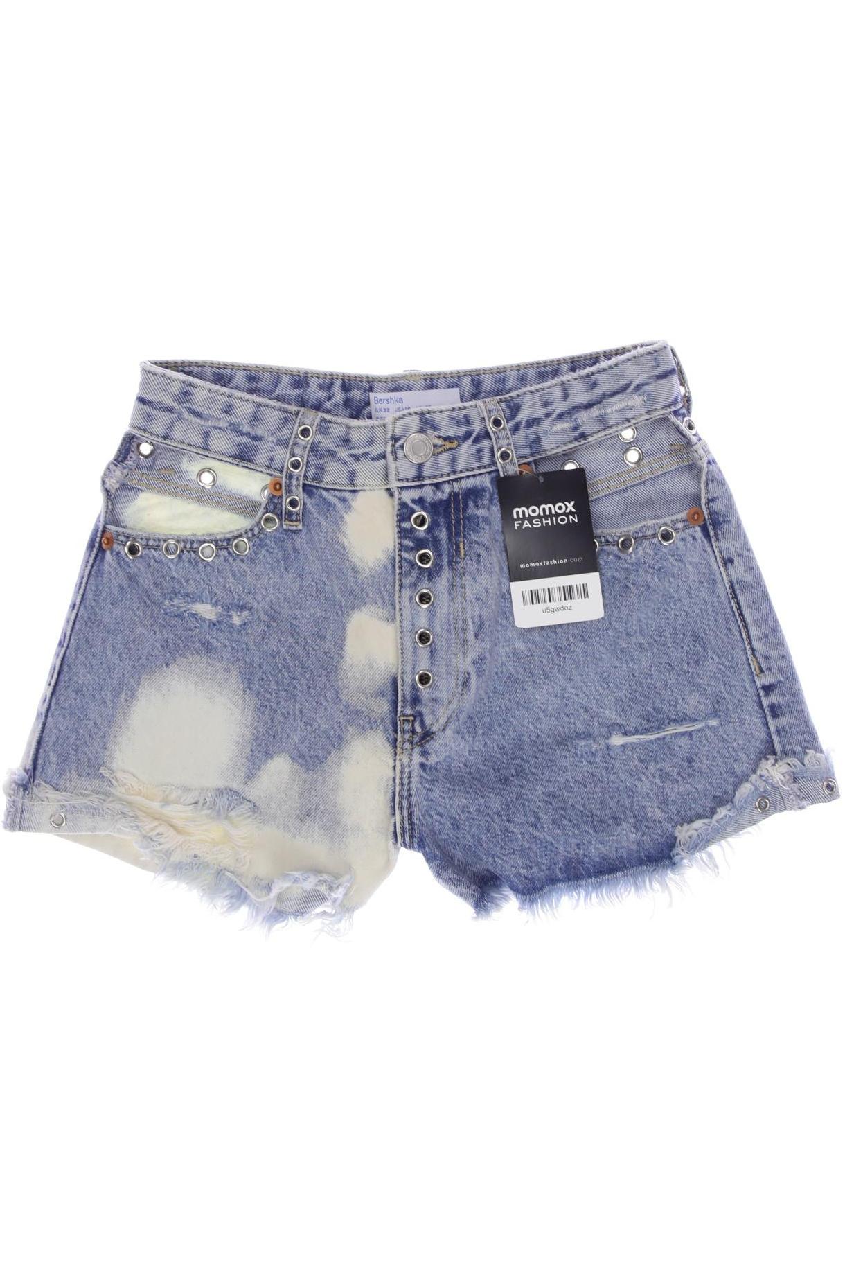 

bershka Damen Shorts, blau