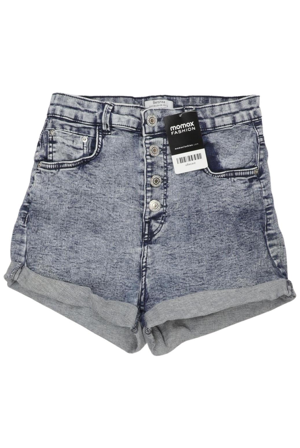 

bershka Damen Shorts, blau, Gr. 38
