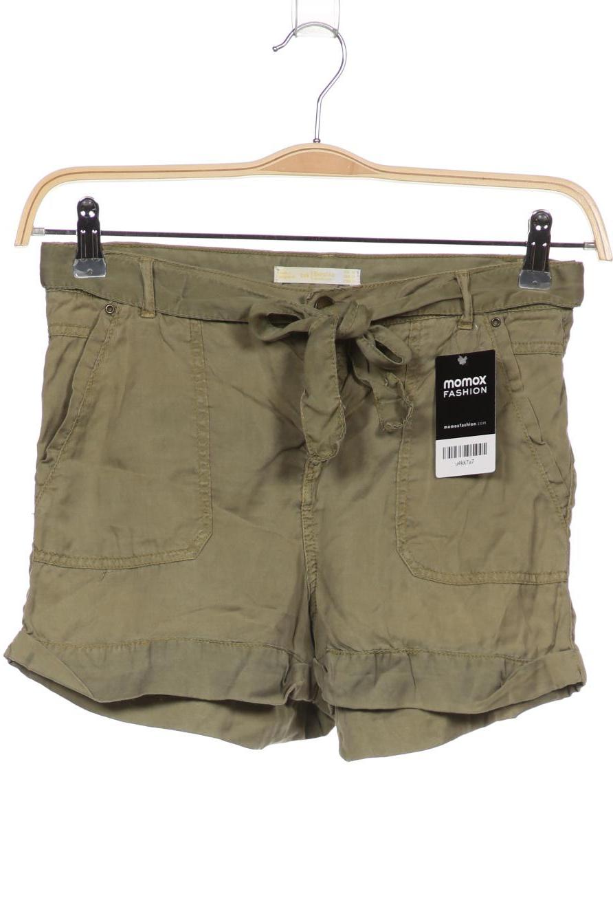 

bershka Damen Shorts, grün, Gr. 36