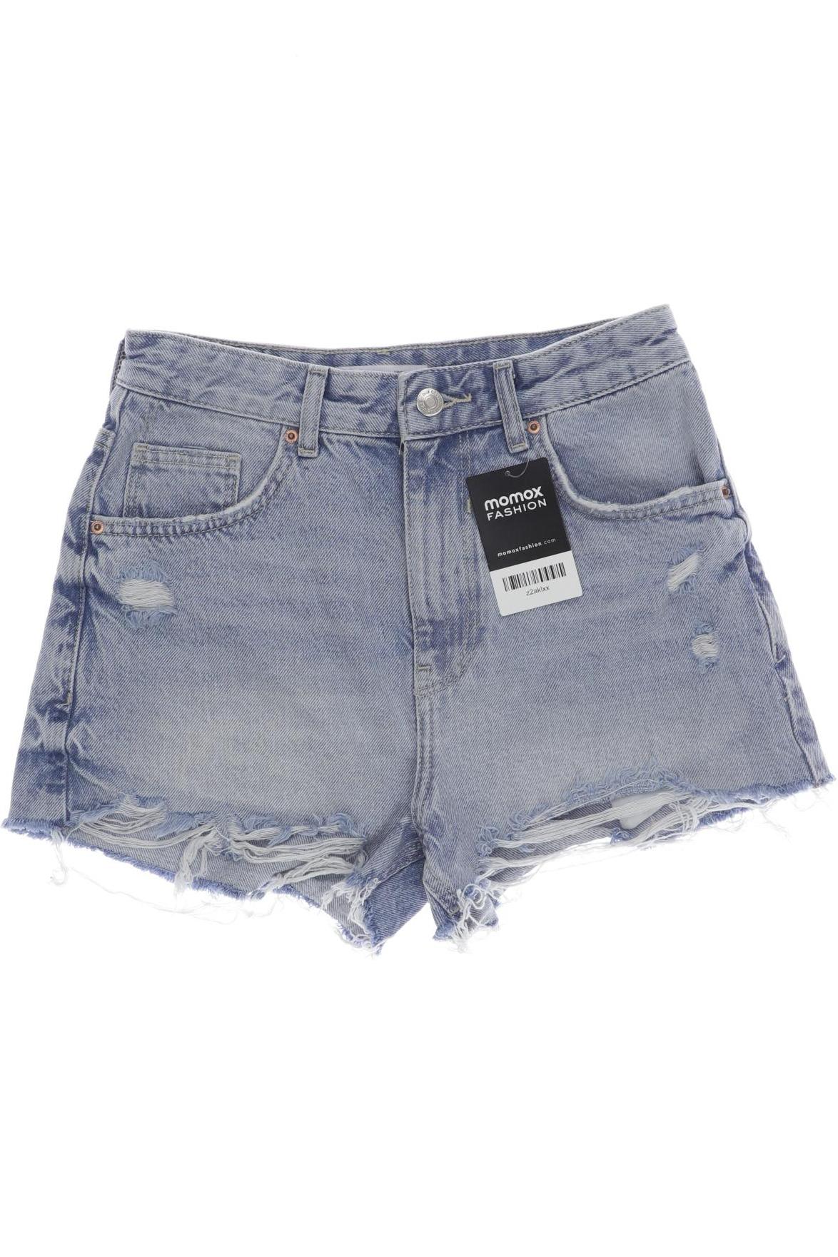 

bershka Damen Shorts, hellblau, Gr. 36