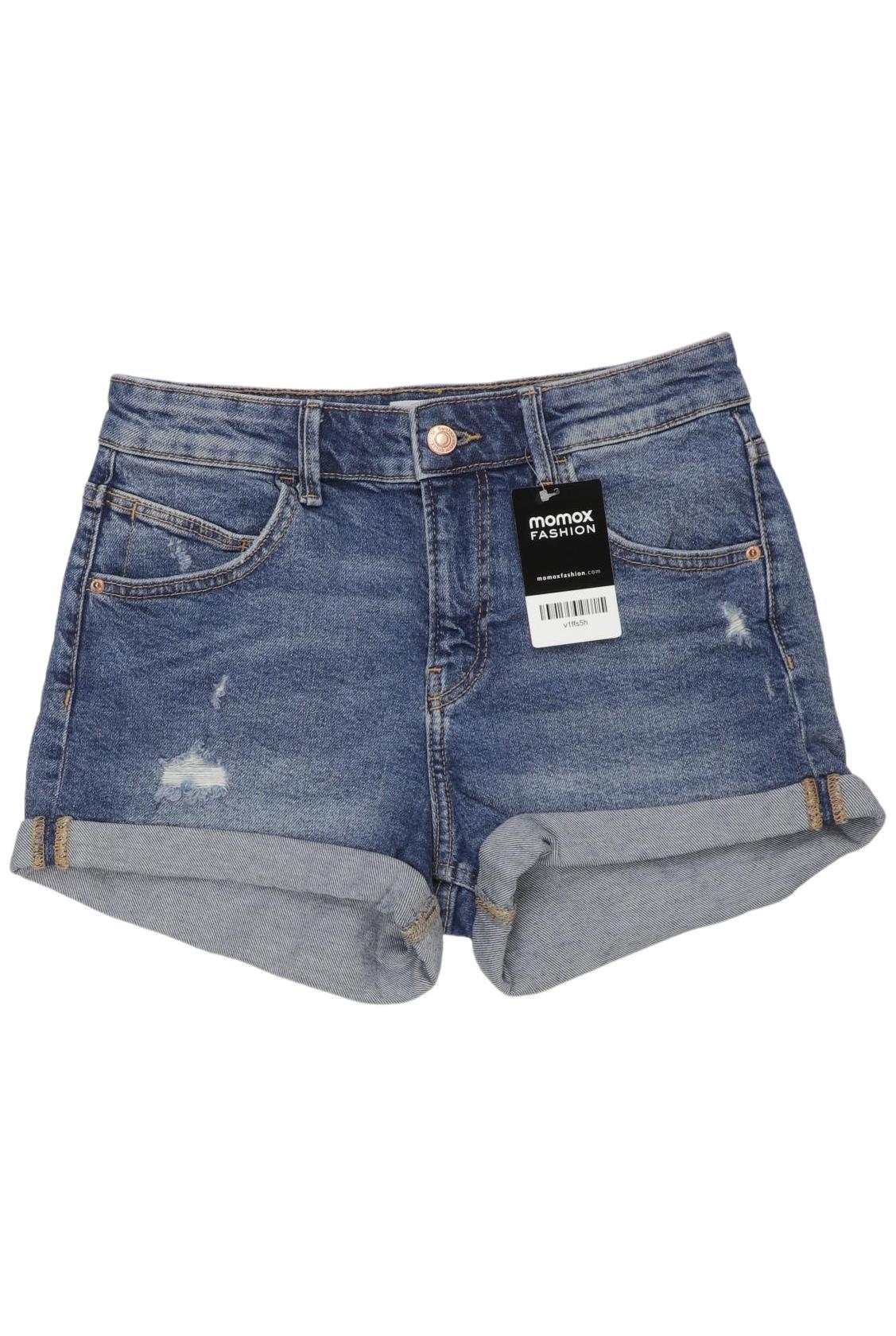 

bershka Damen Shorts, blau, Gr. 36
