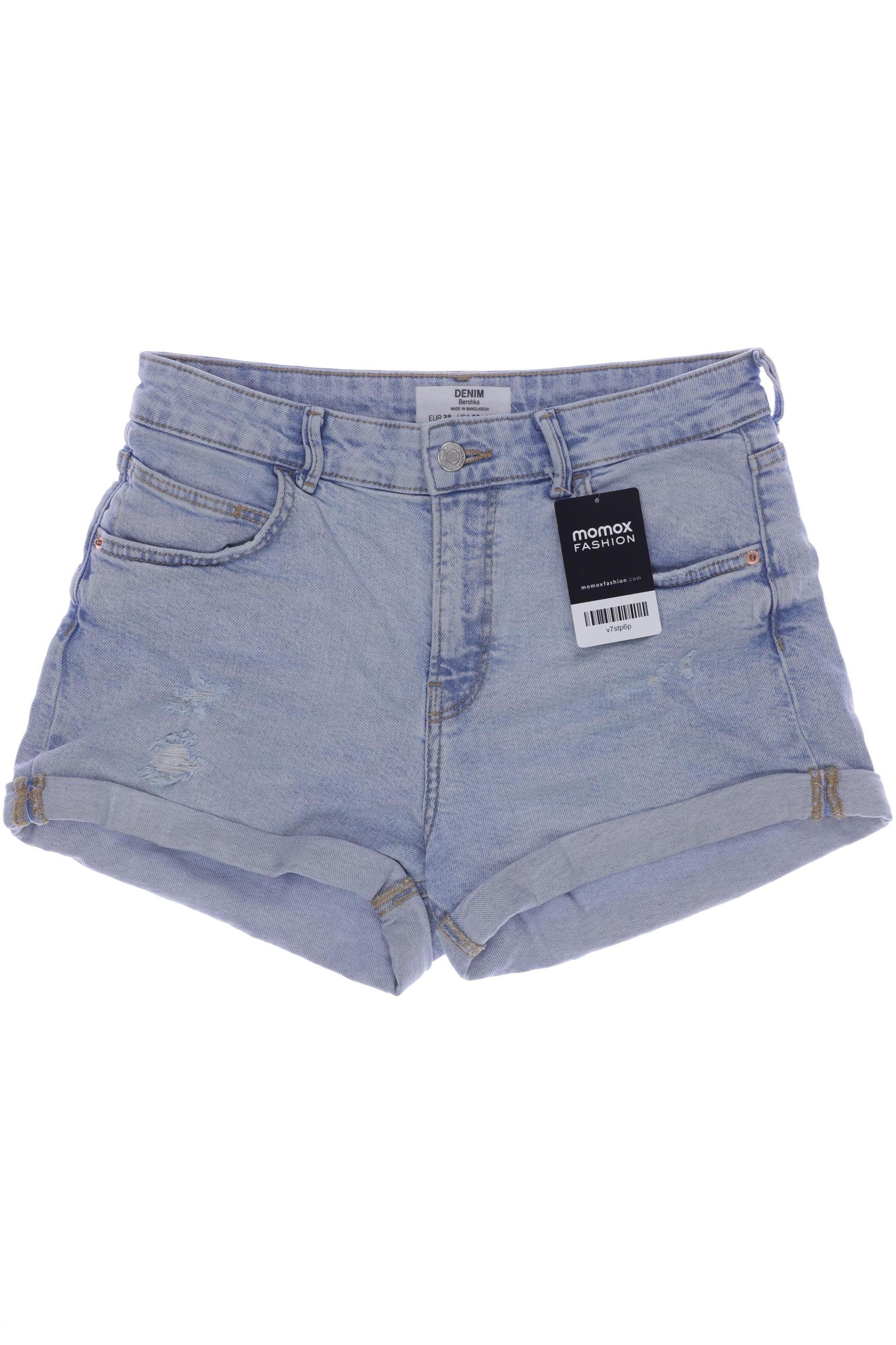 

bershka Damen Shorts, blau