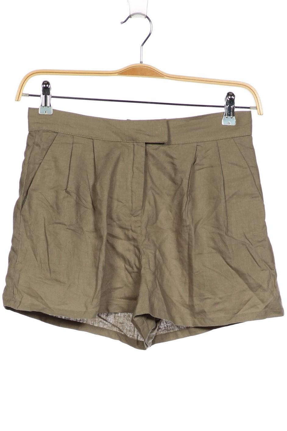 

bershka Damen Shorts, grün, Gr. 36