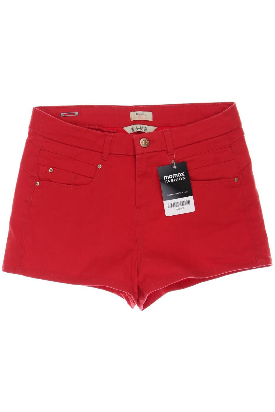 

bershka Damen Shorts, rot