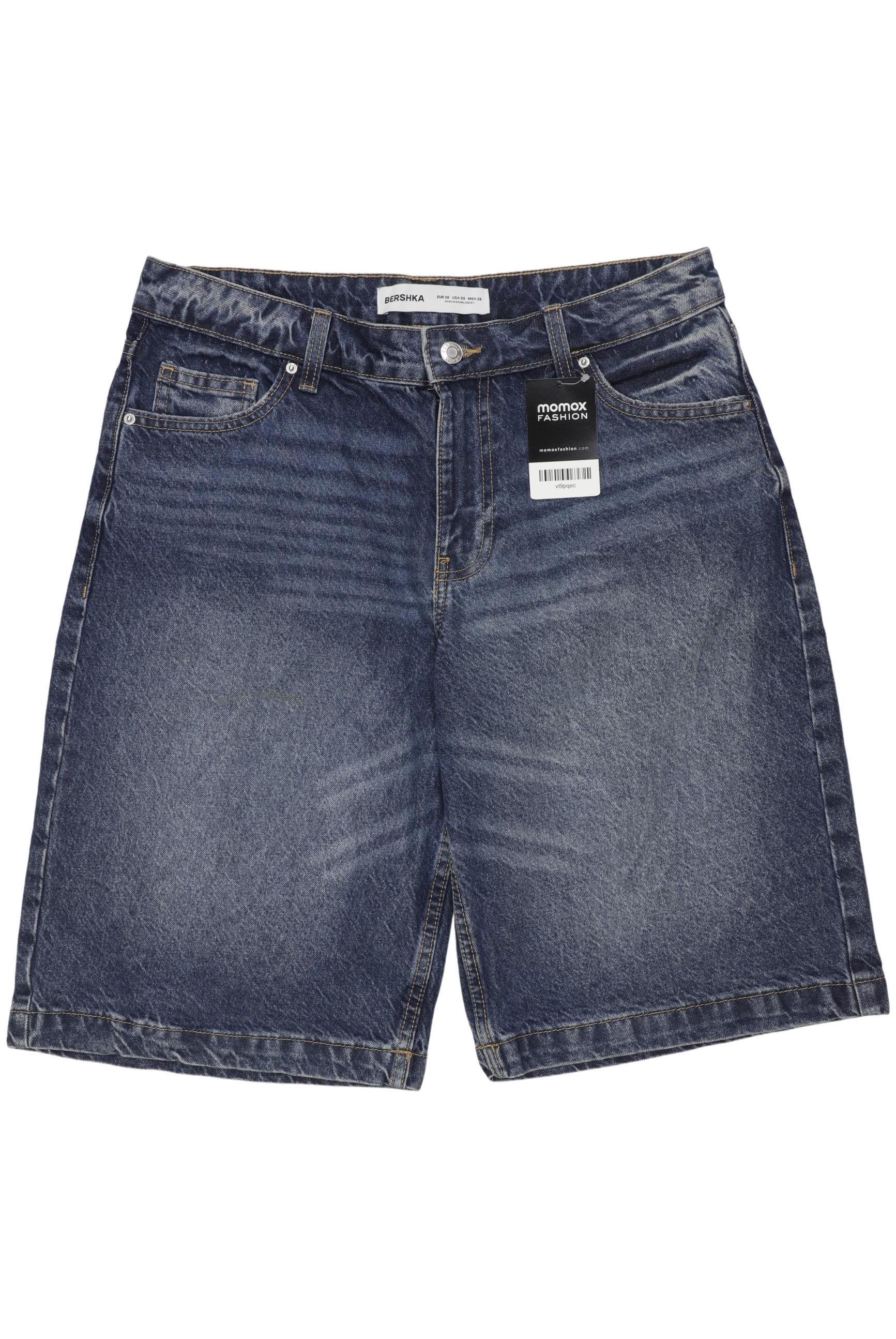 

bershka Damen Shorts, blau, Gr. 38