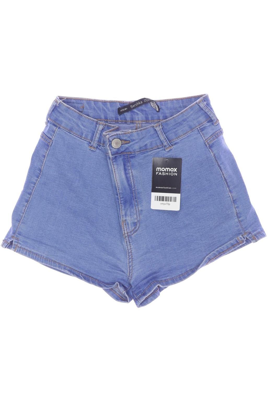 

bershka Damen Shorts, blau, Gr. 34