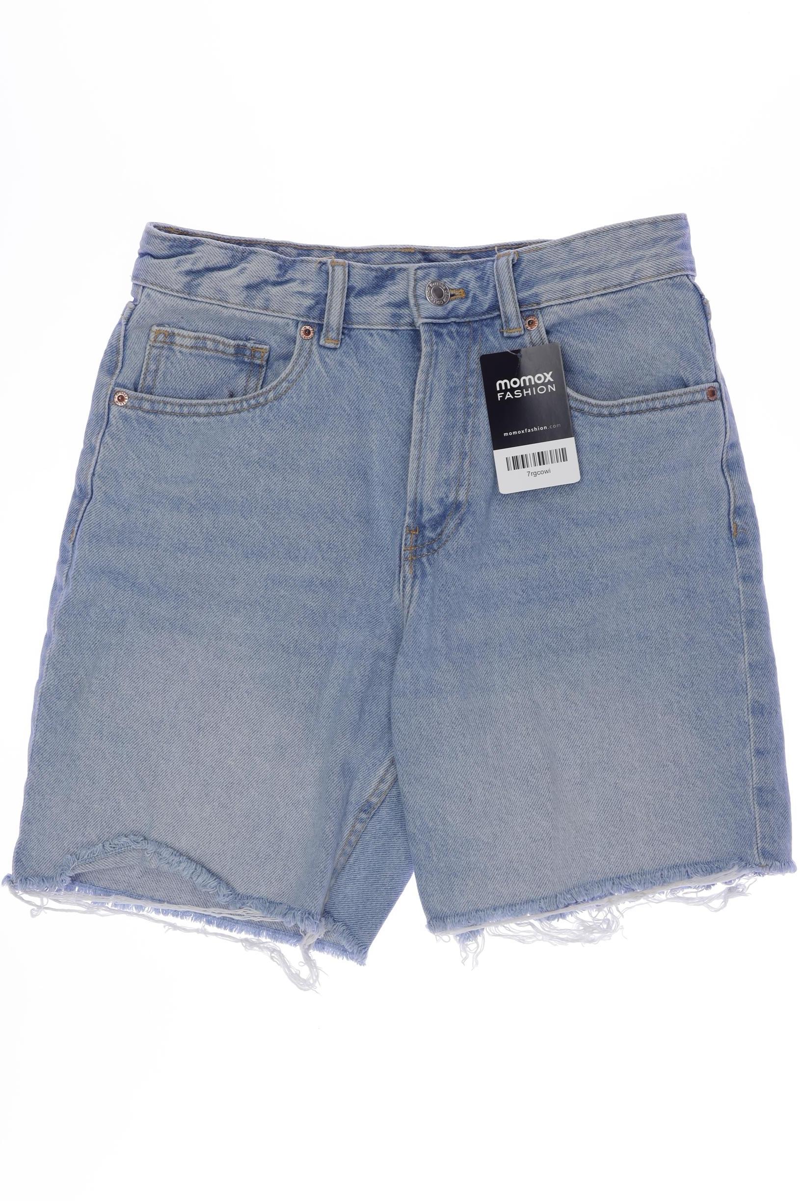 

bershka Damen Shorts, hellblau, Gr. 36