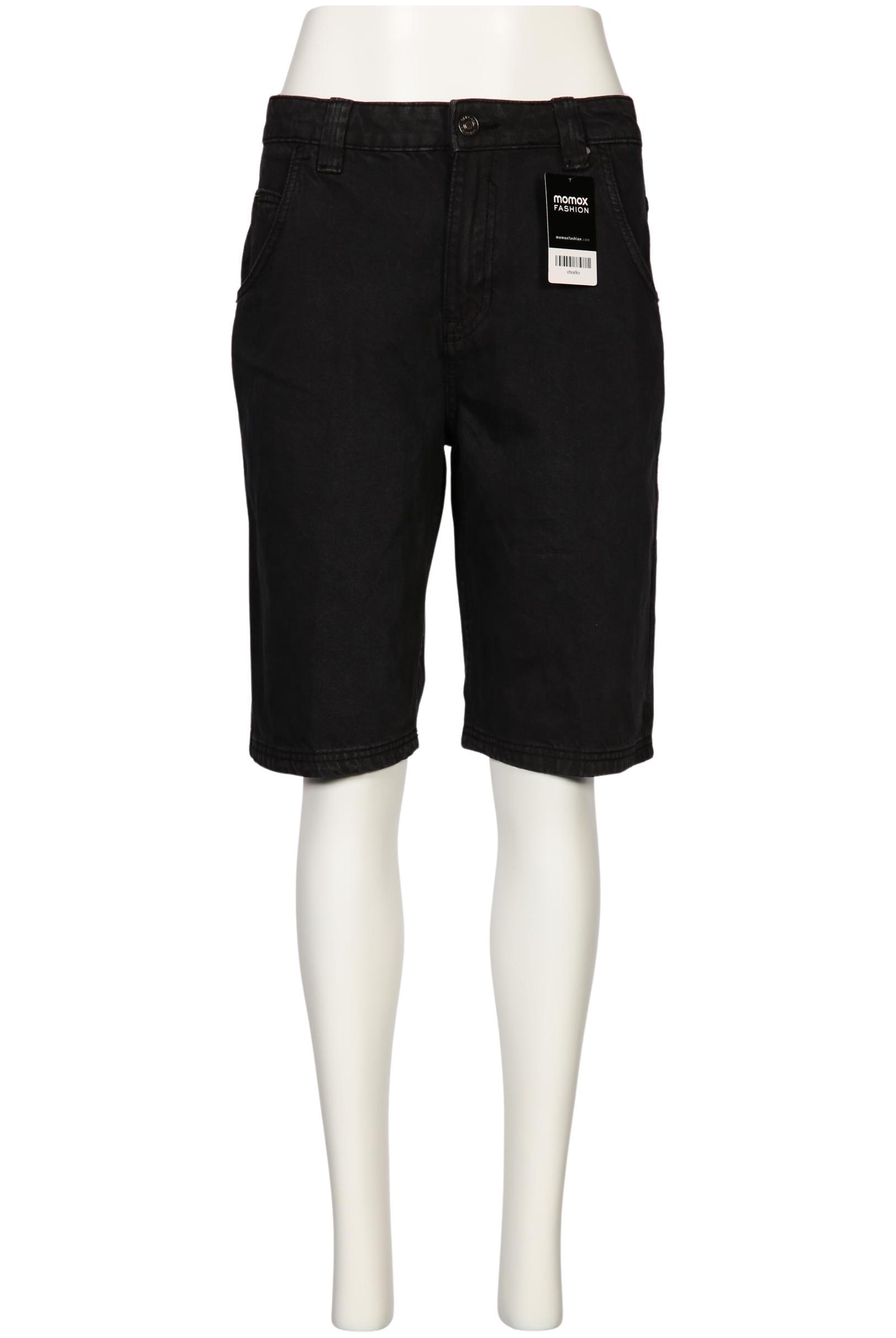 

bershka Damen Shorts, schwarz, Gr. 38
