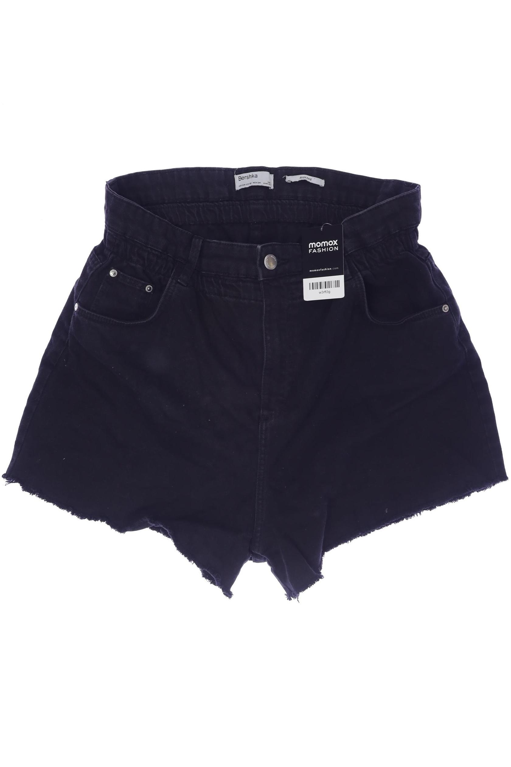 

bershka Damen Shorts, schwarz, Gr. 44