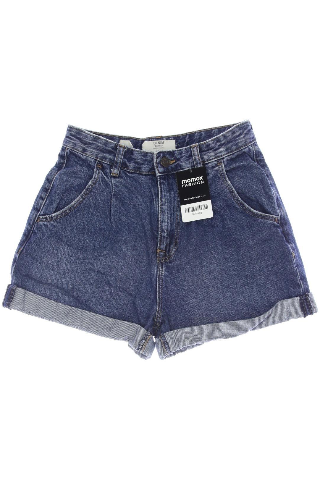 

bershka Damen Shorts, blau, Gr. 34