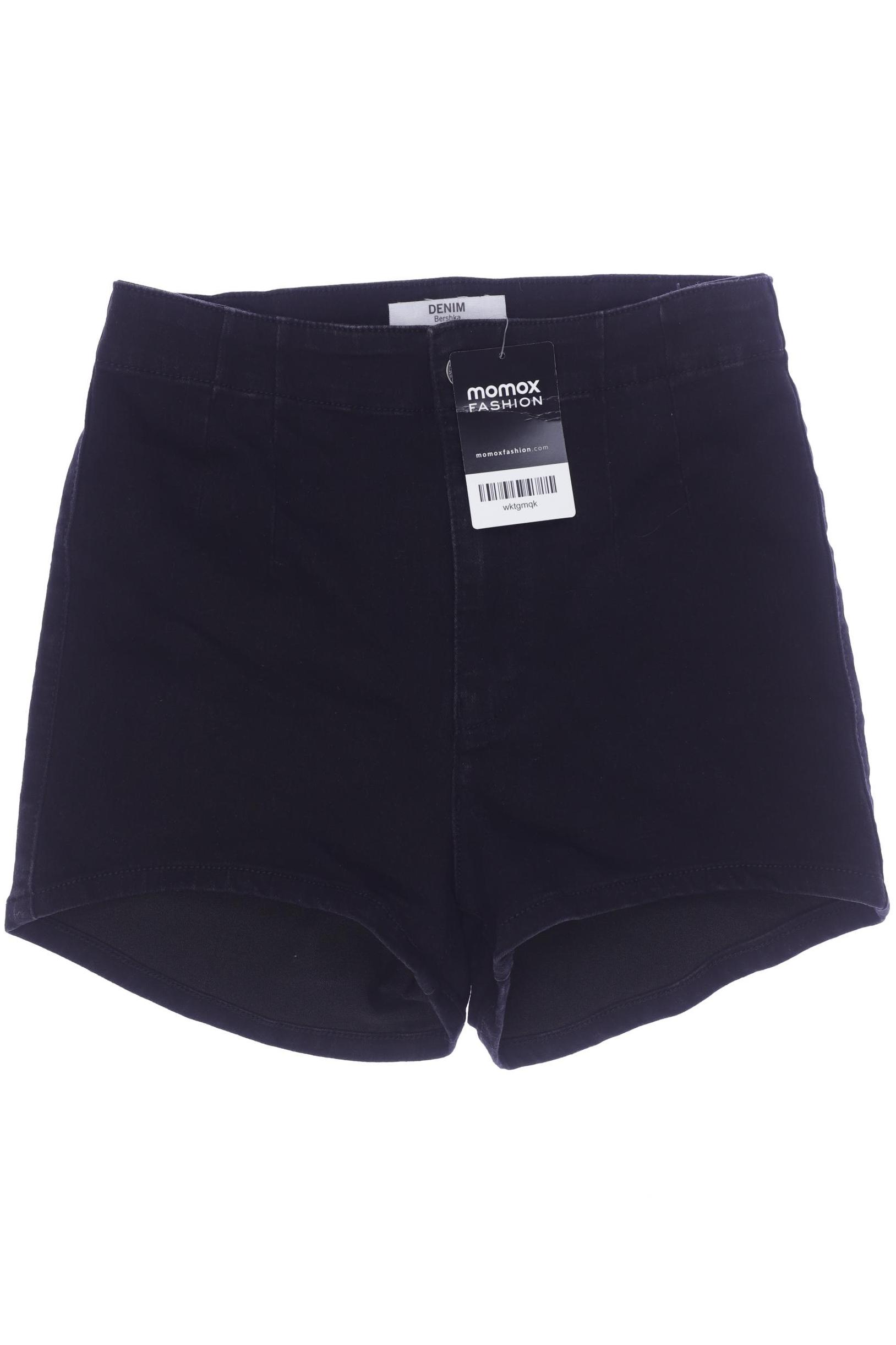 

bershka Damen Shorts, schwarz, Gr. 40