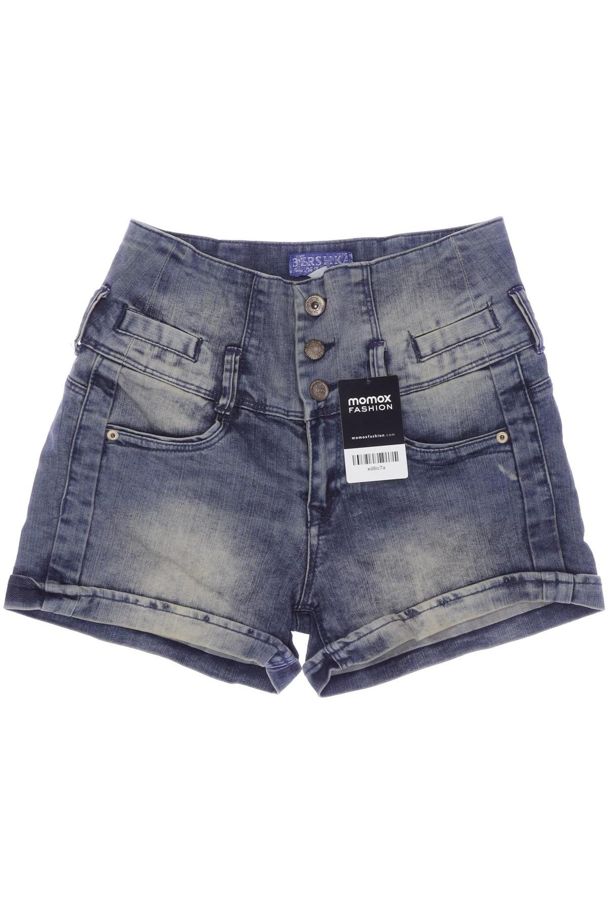 

bershka Damen Shorts, blau, Gr. 36