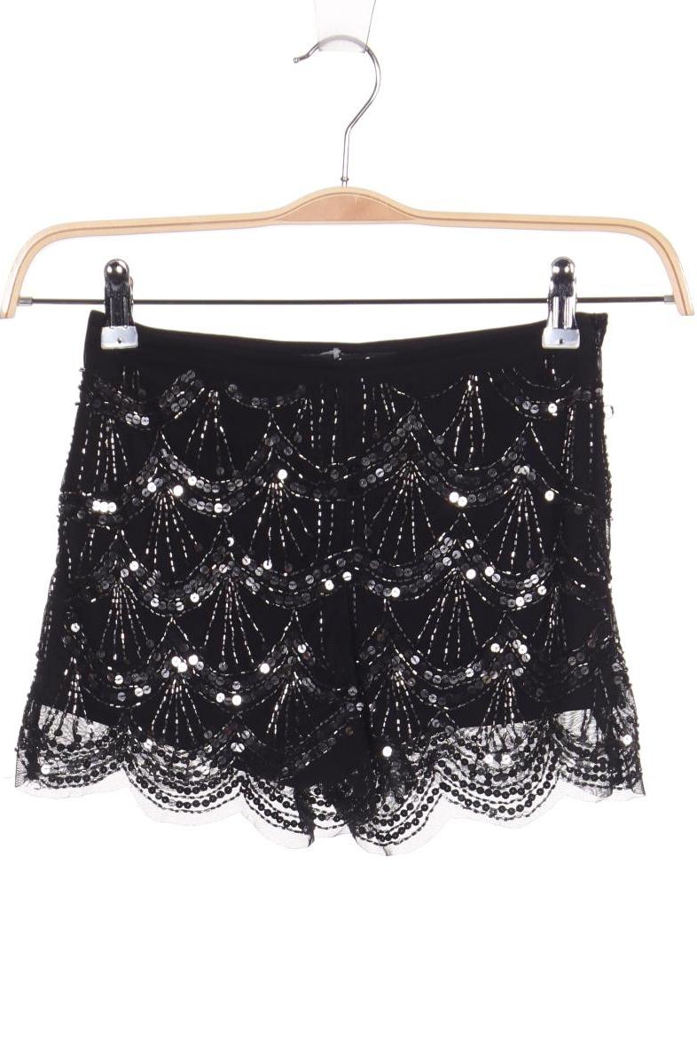 

bershka Damen Shorts, schwarz