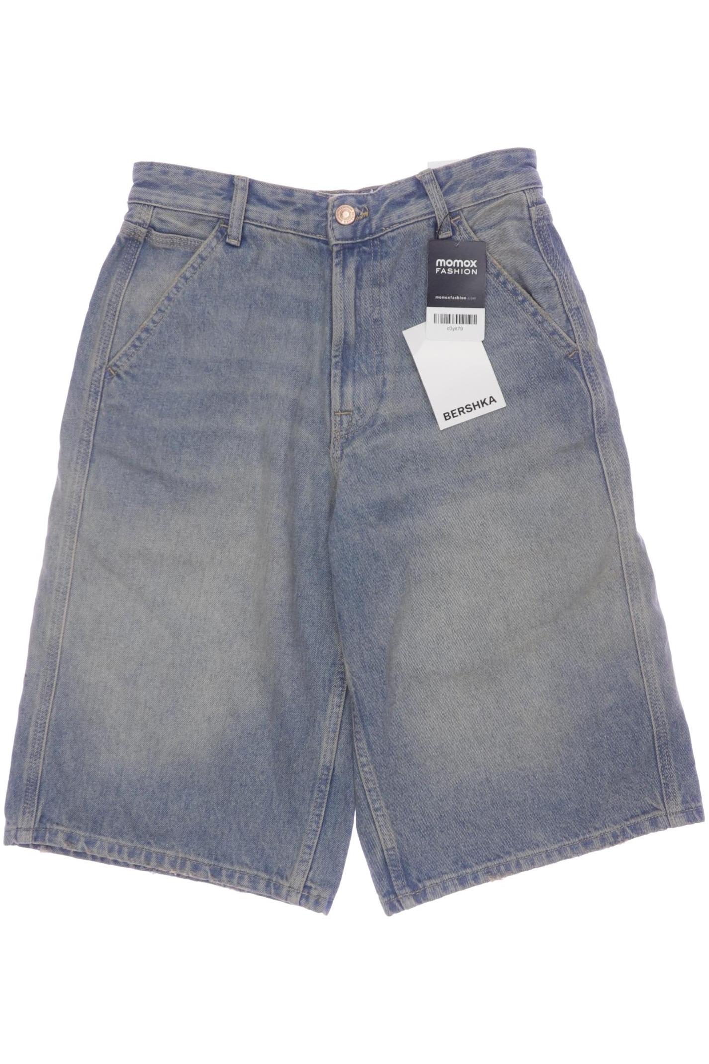 

bershka Damen Shorts, blau, Gr. 32
