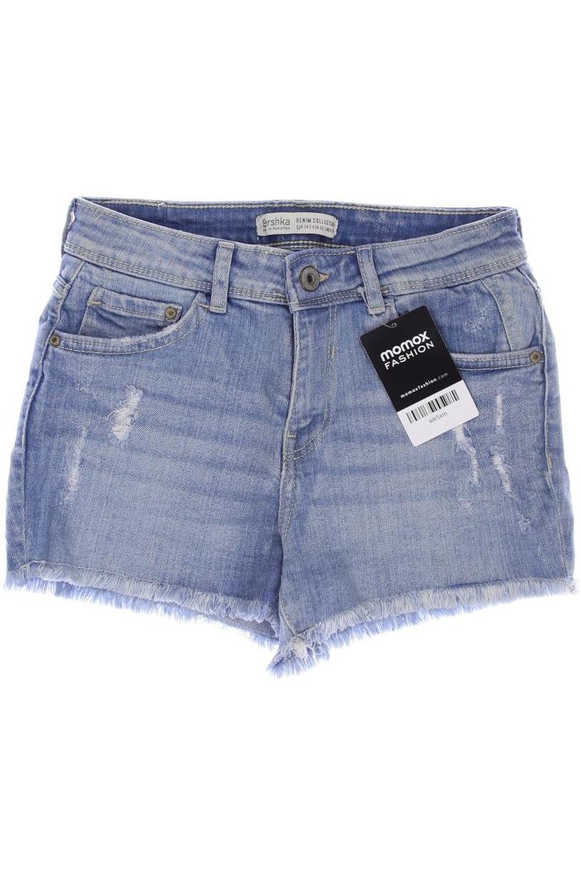 

bershka Damen Shorts, hellblau, Gr. 34