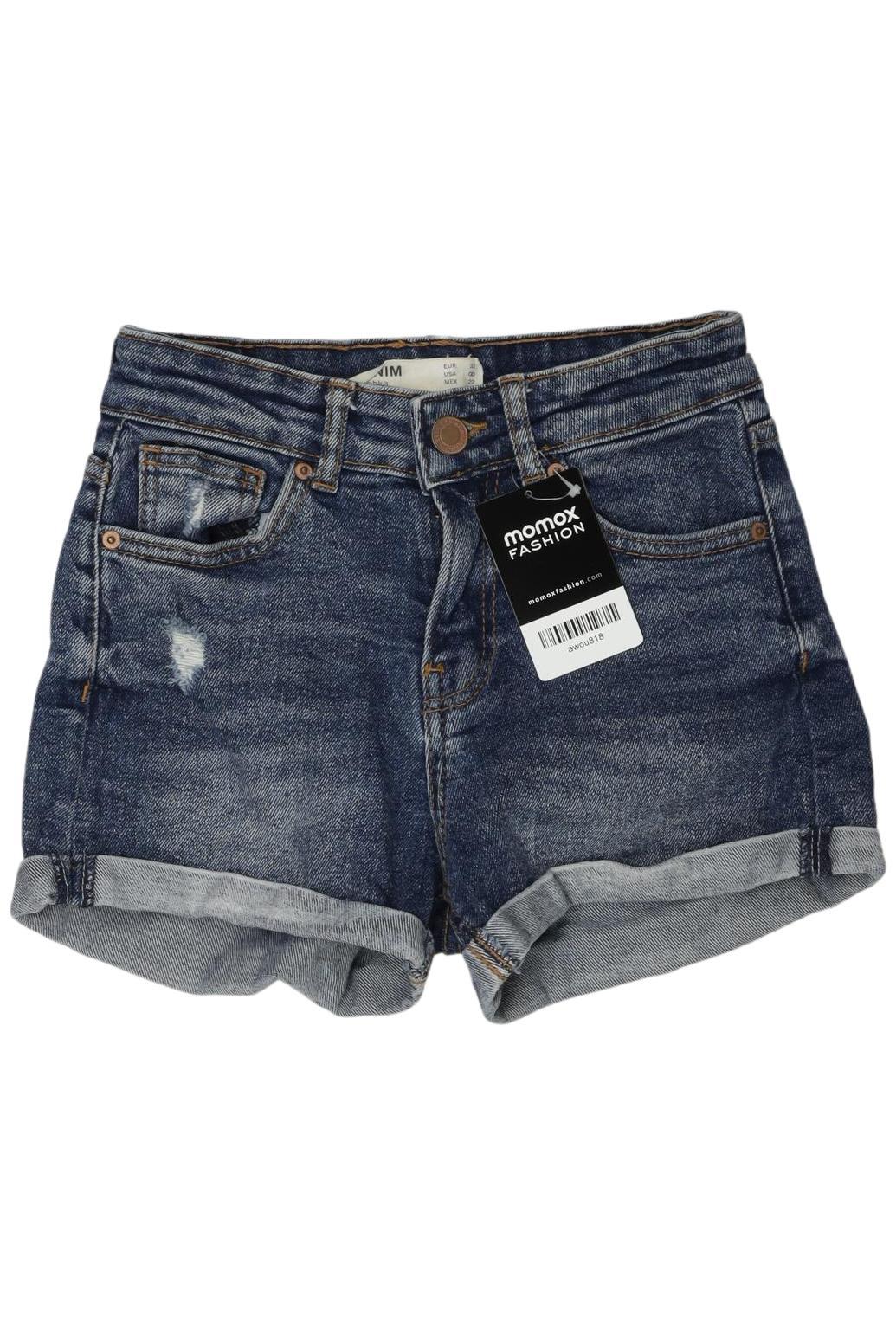 

bershka Damen Shorts, blau, Gr. 32