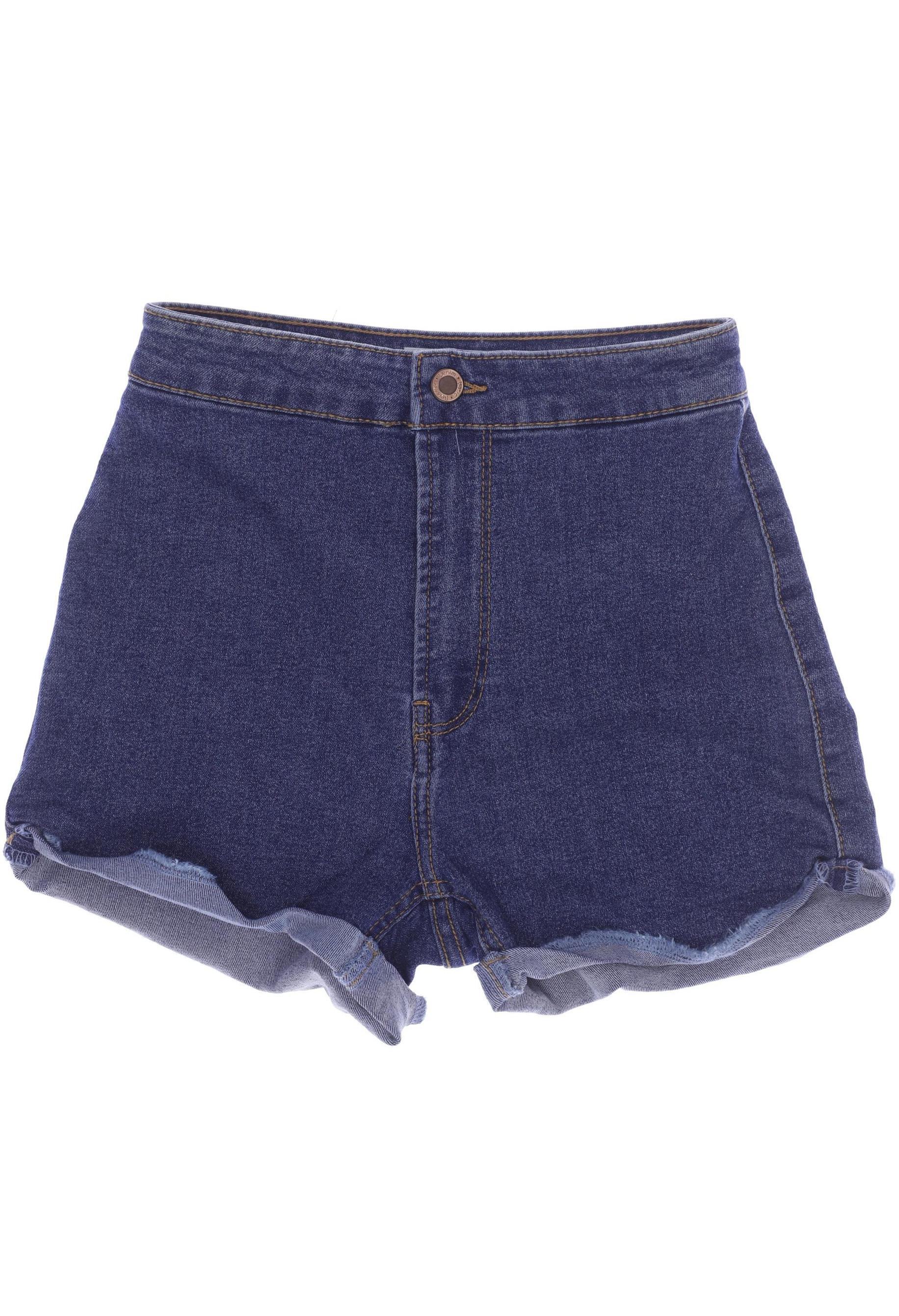 

bershka Damen Shorts, blau, Gr. 34