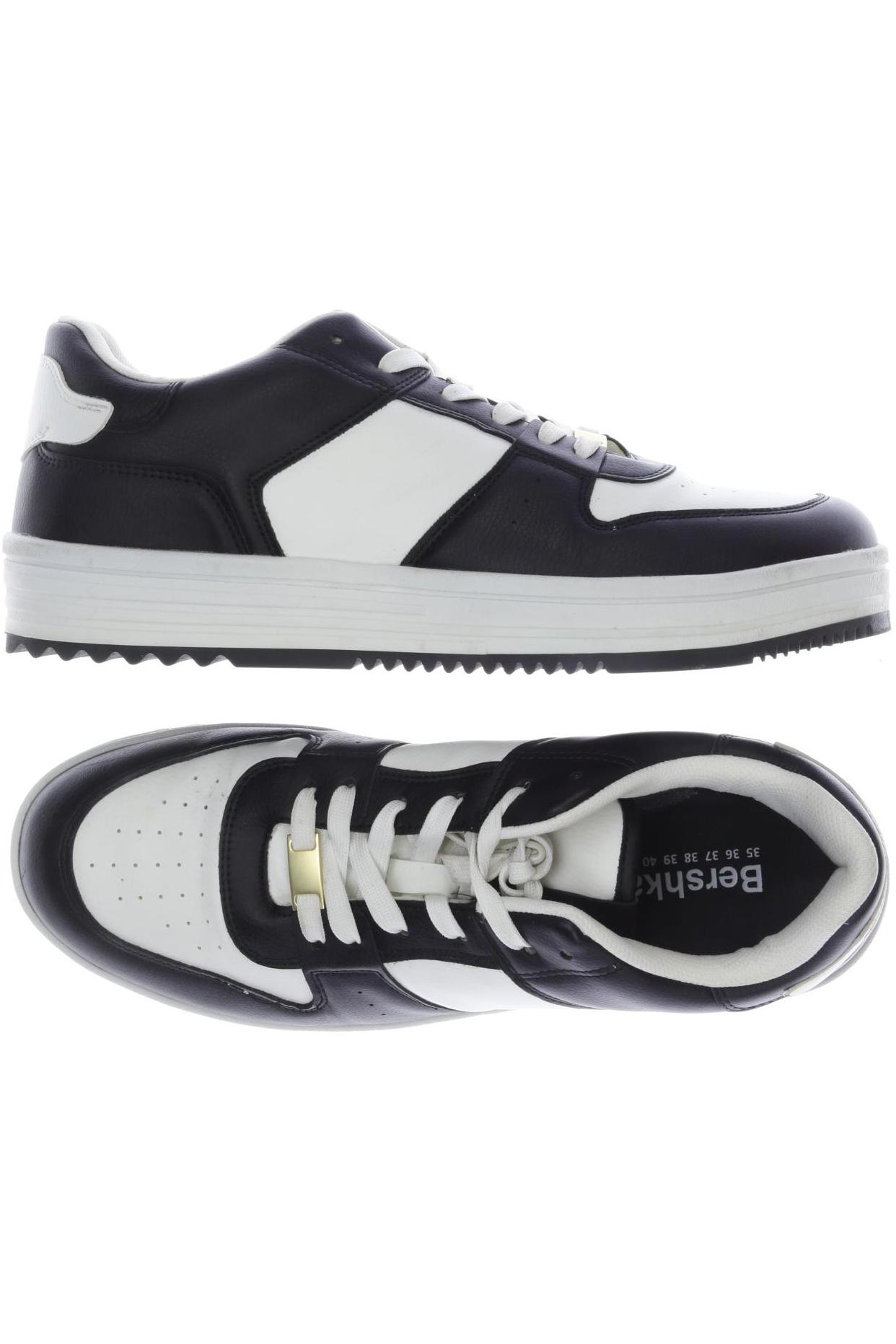 

bershka Damen Sneakers, schwarz, Gr. 41