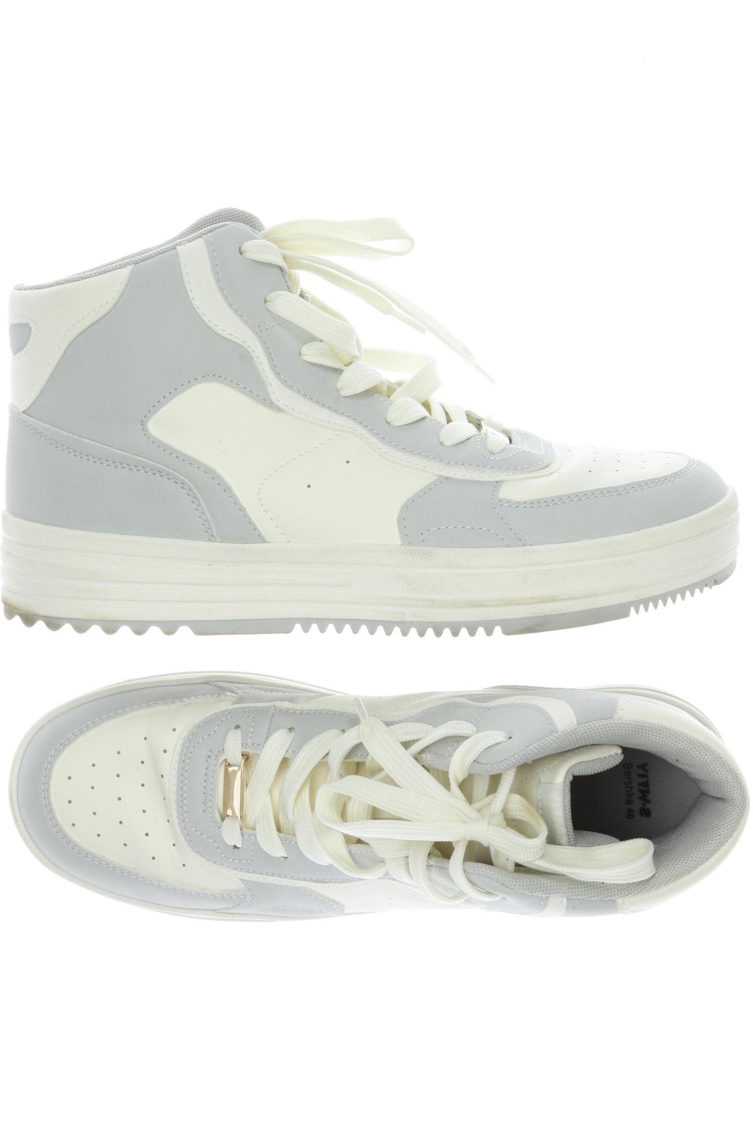 

bershka Damen Sneakers, weiß, Gr. 40