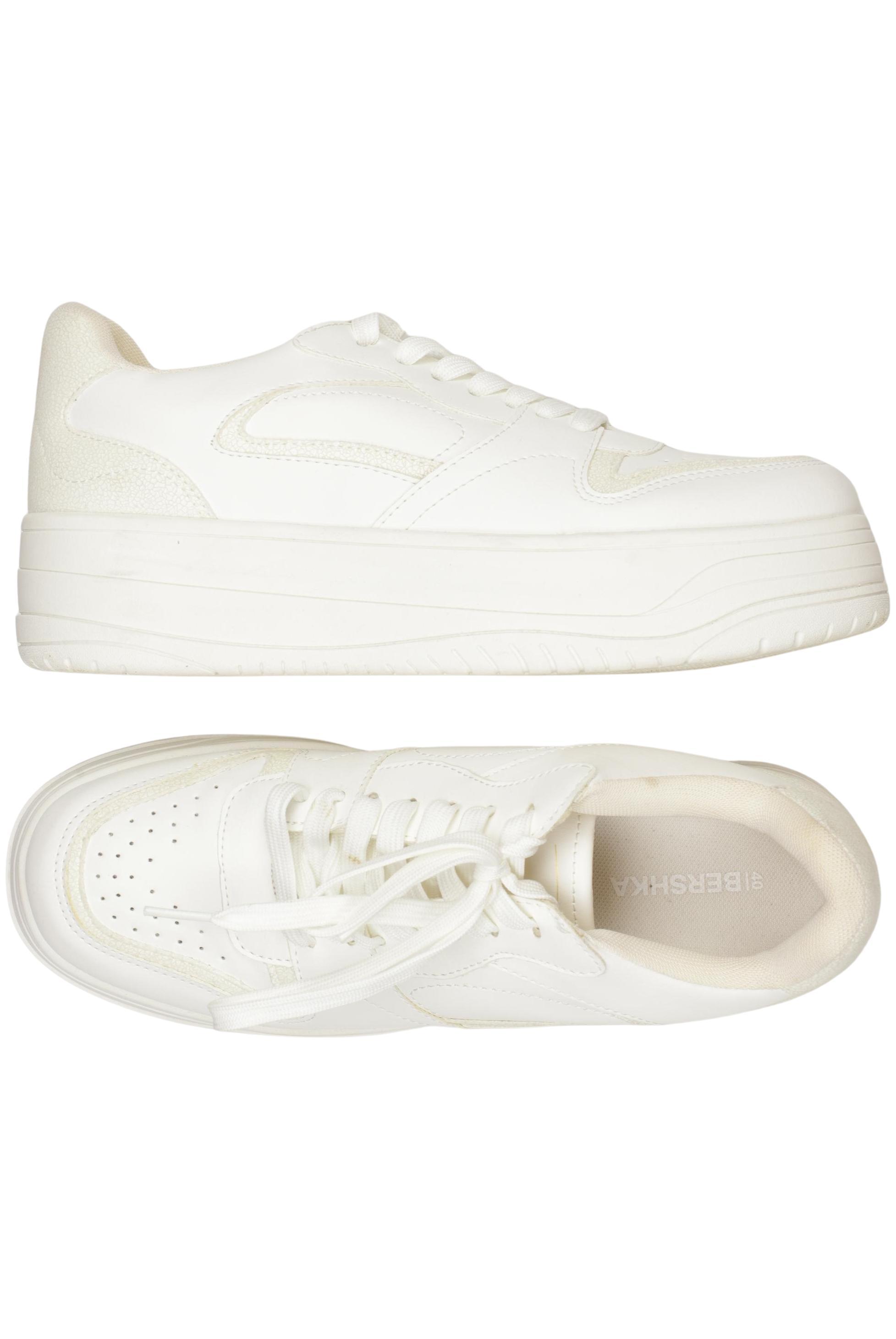 

bershka Damen Sneakers, weiß, Gr. 40