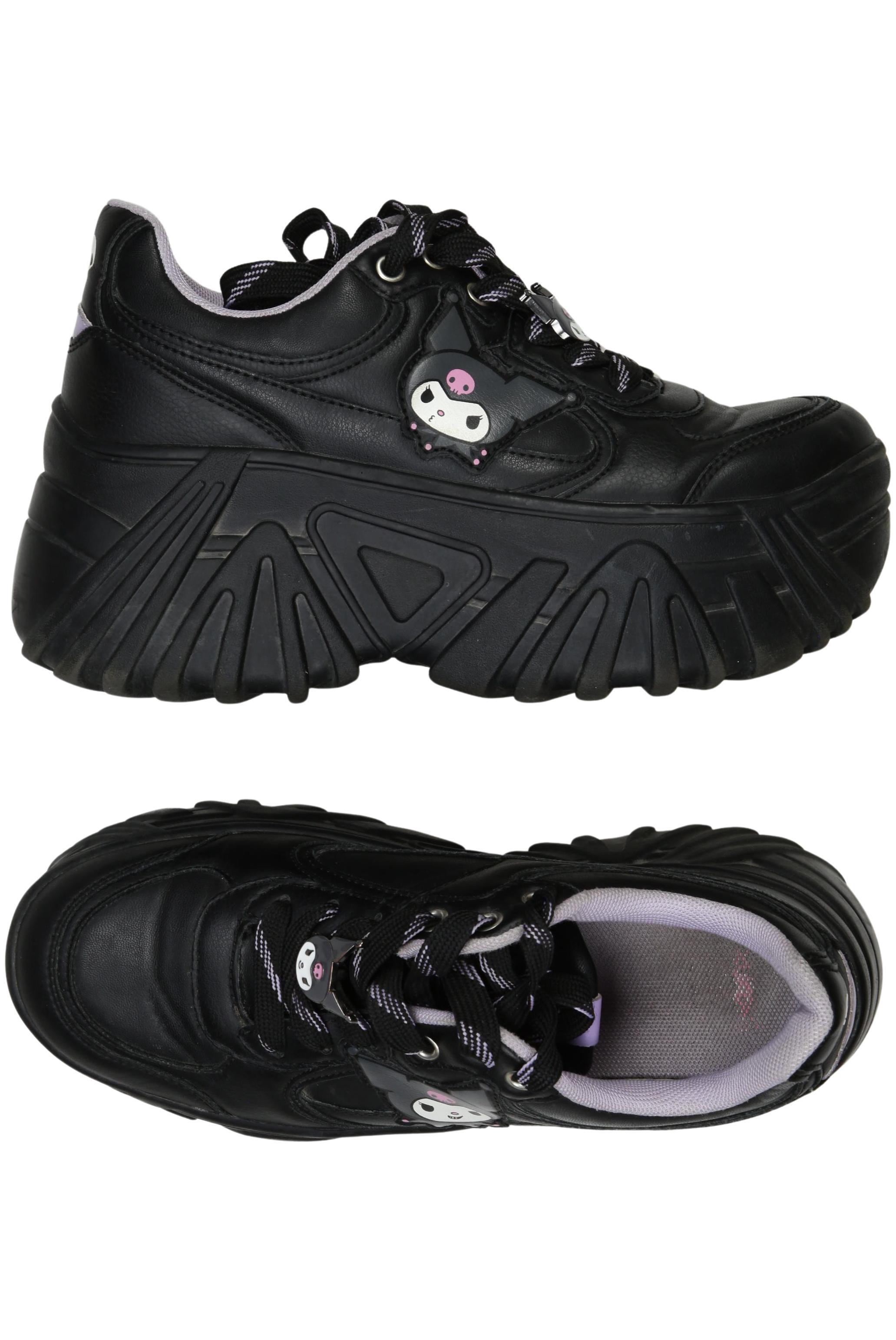 

bershka Damen Sneakers, schwarz, Gr. 38