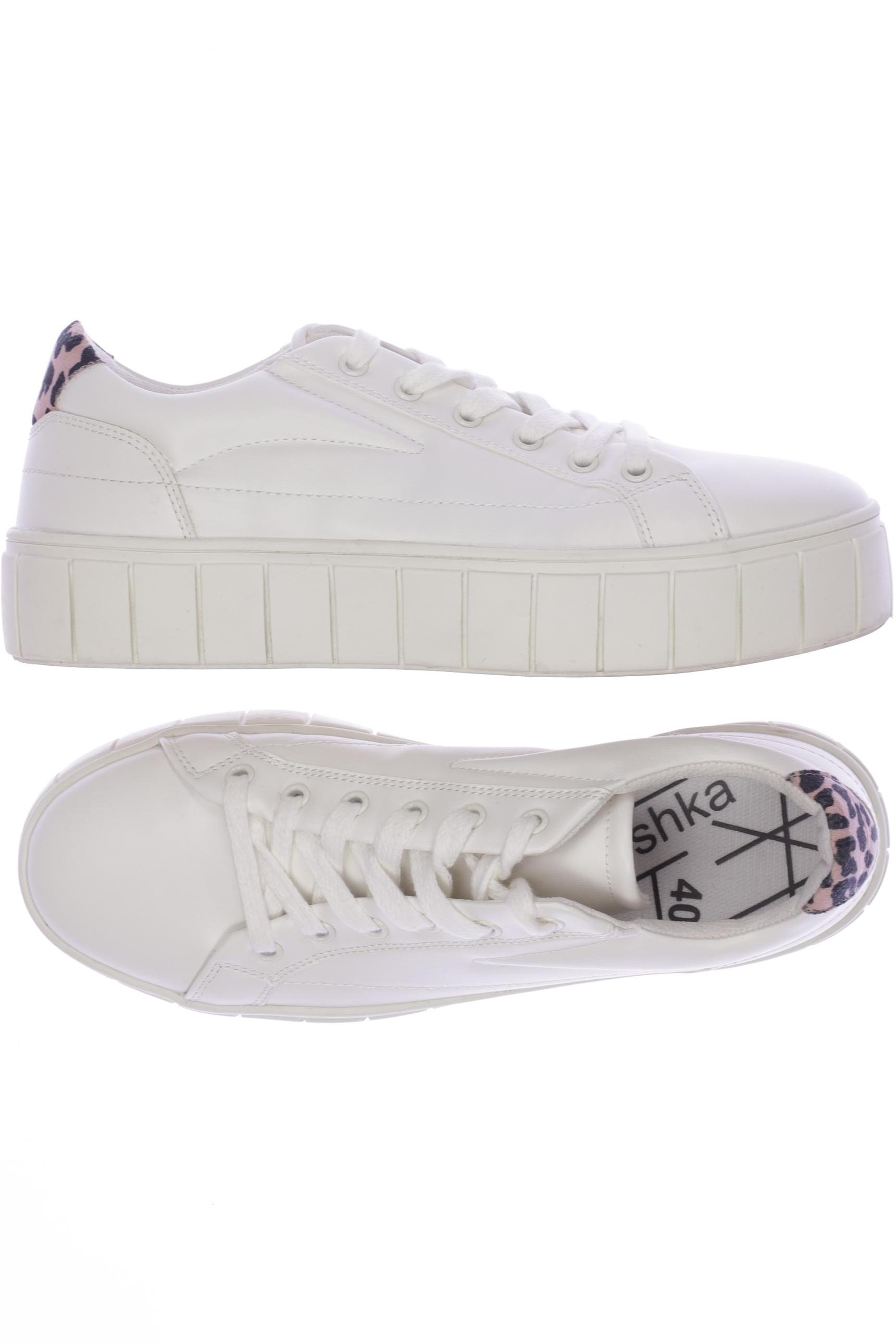 

bershka Damen Sneakers, weiß, Gr. 40