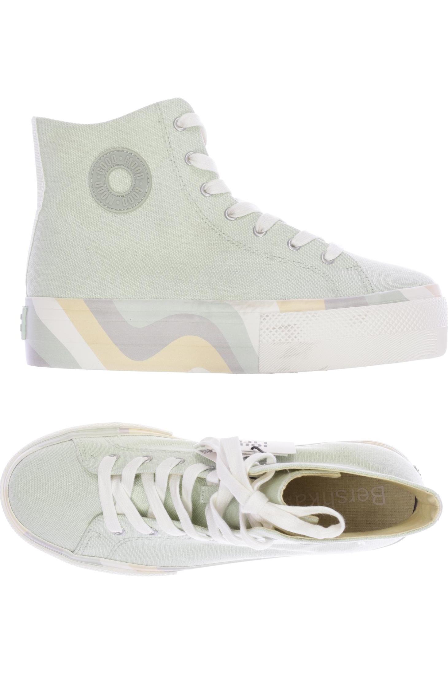 

bershka Damen Sneakers, hellgrün, Gr. 39