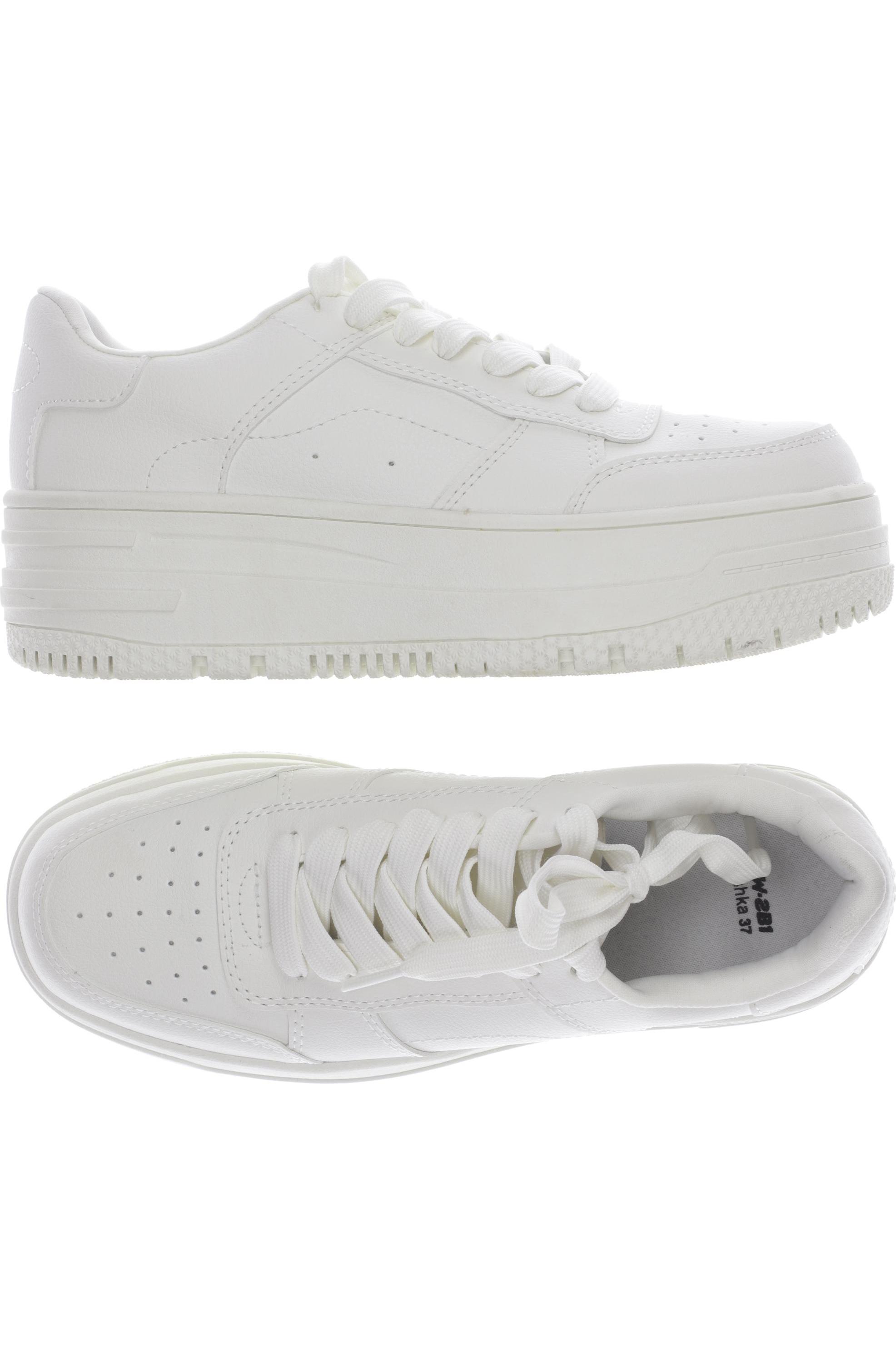 

bershka Damen Sneakers, weiß, Gr. 37