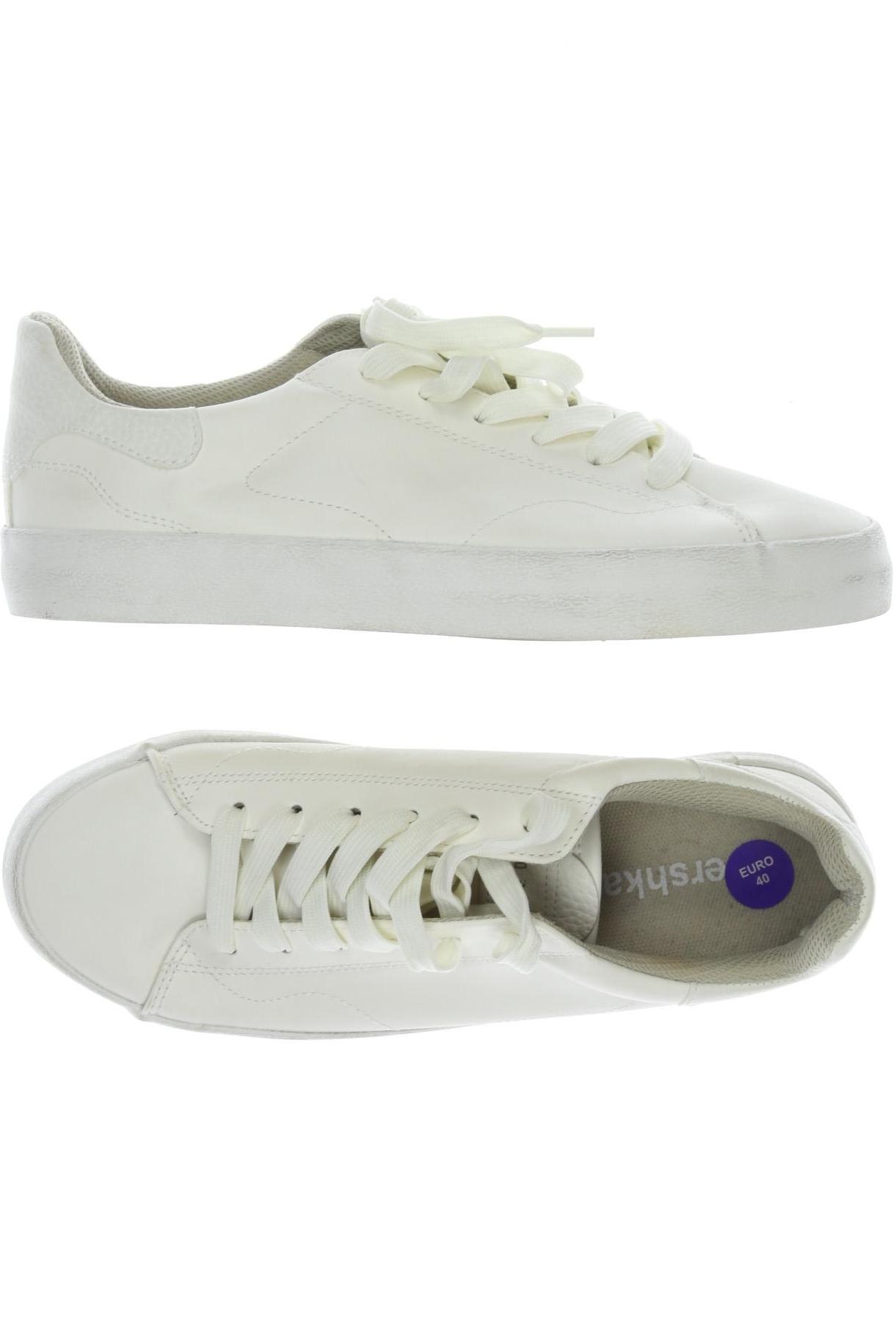 

bershka Damen Sneakers, weiß, Gr. 40