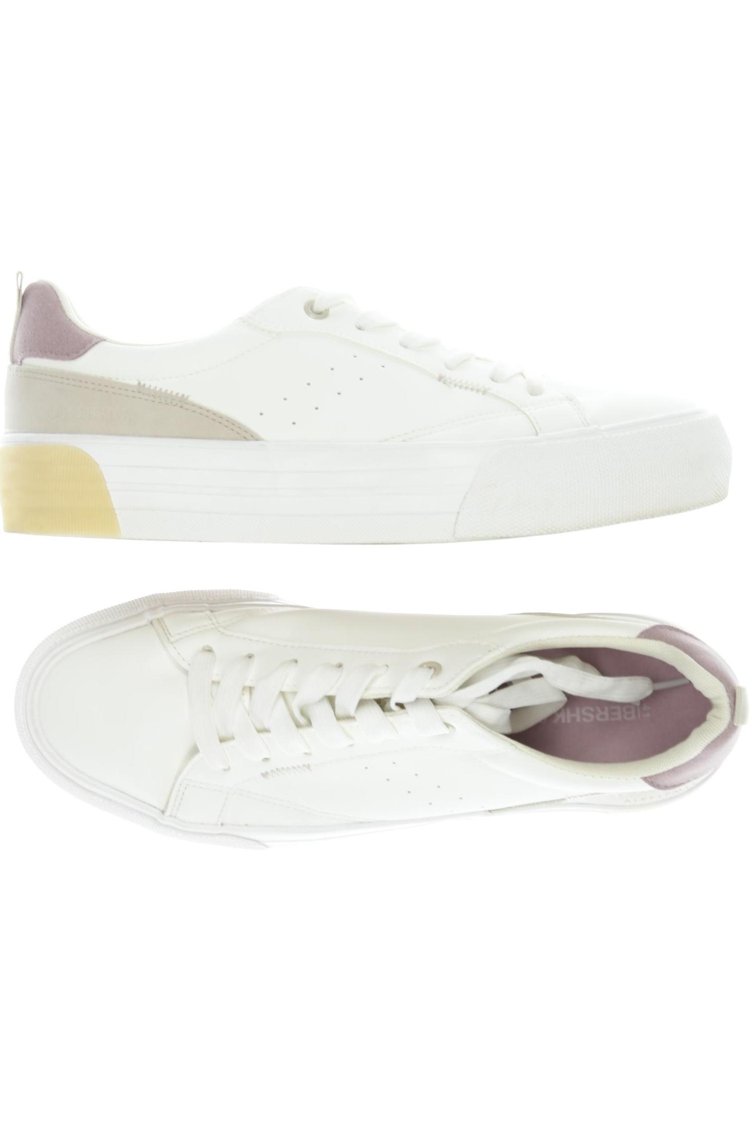 

bershka Damen Sneakers, cremeweiß, Gr. 41