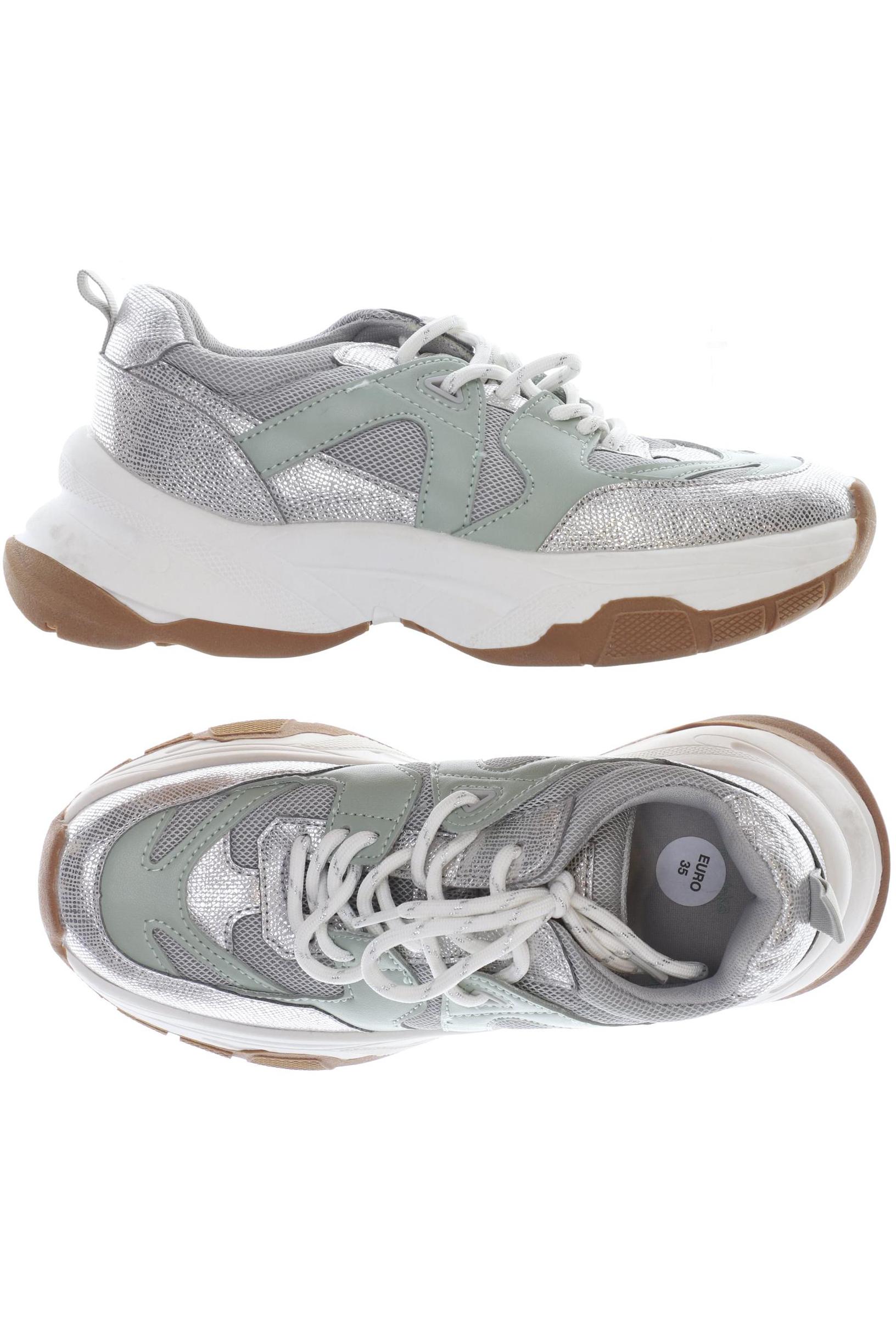 

bershka Damen Sneakers, grau, Gr. 35