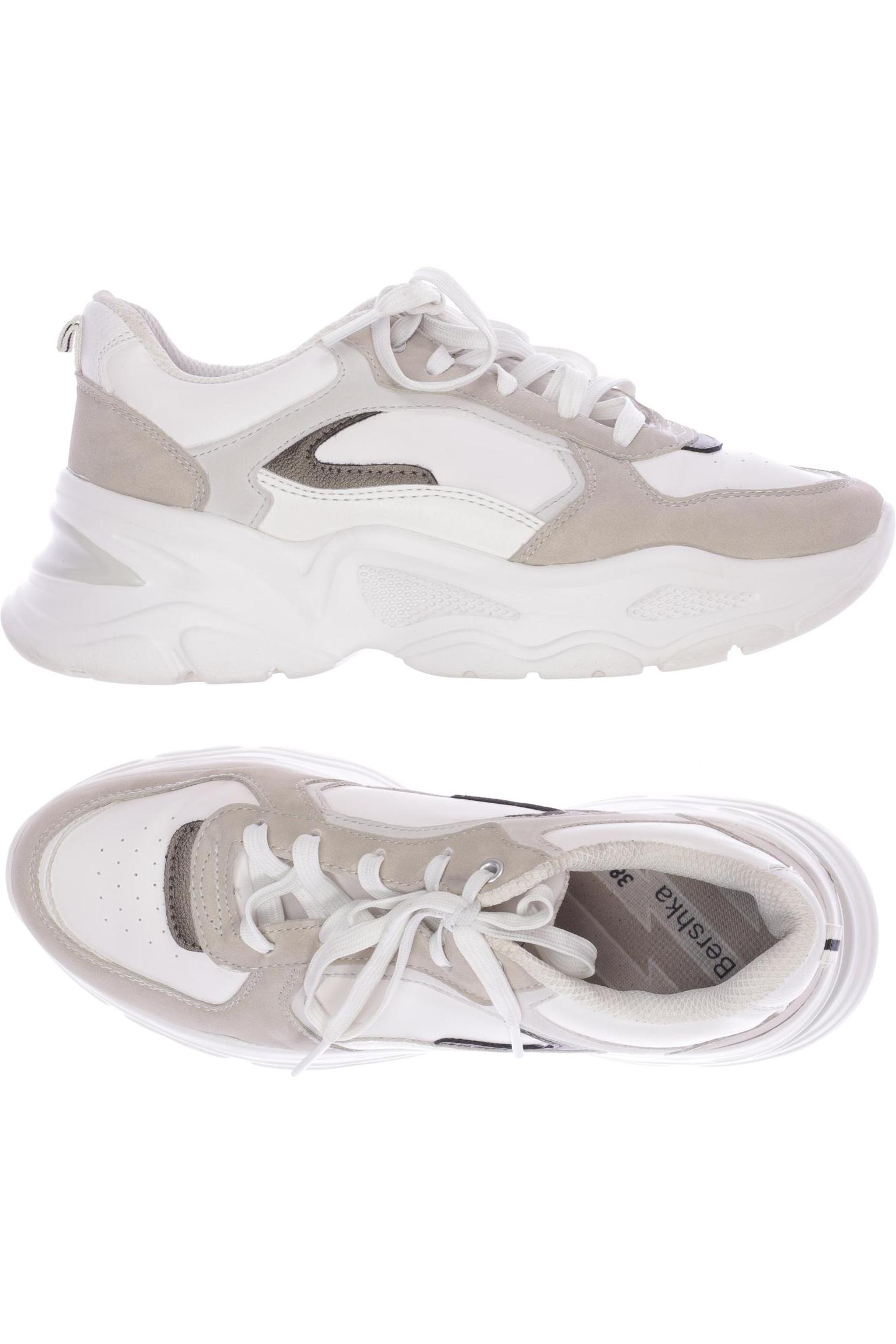 

bershka Damen Sneakers, beige, Gr. 38