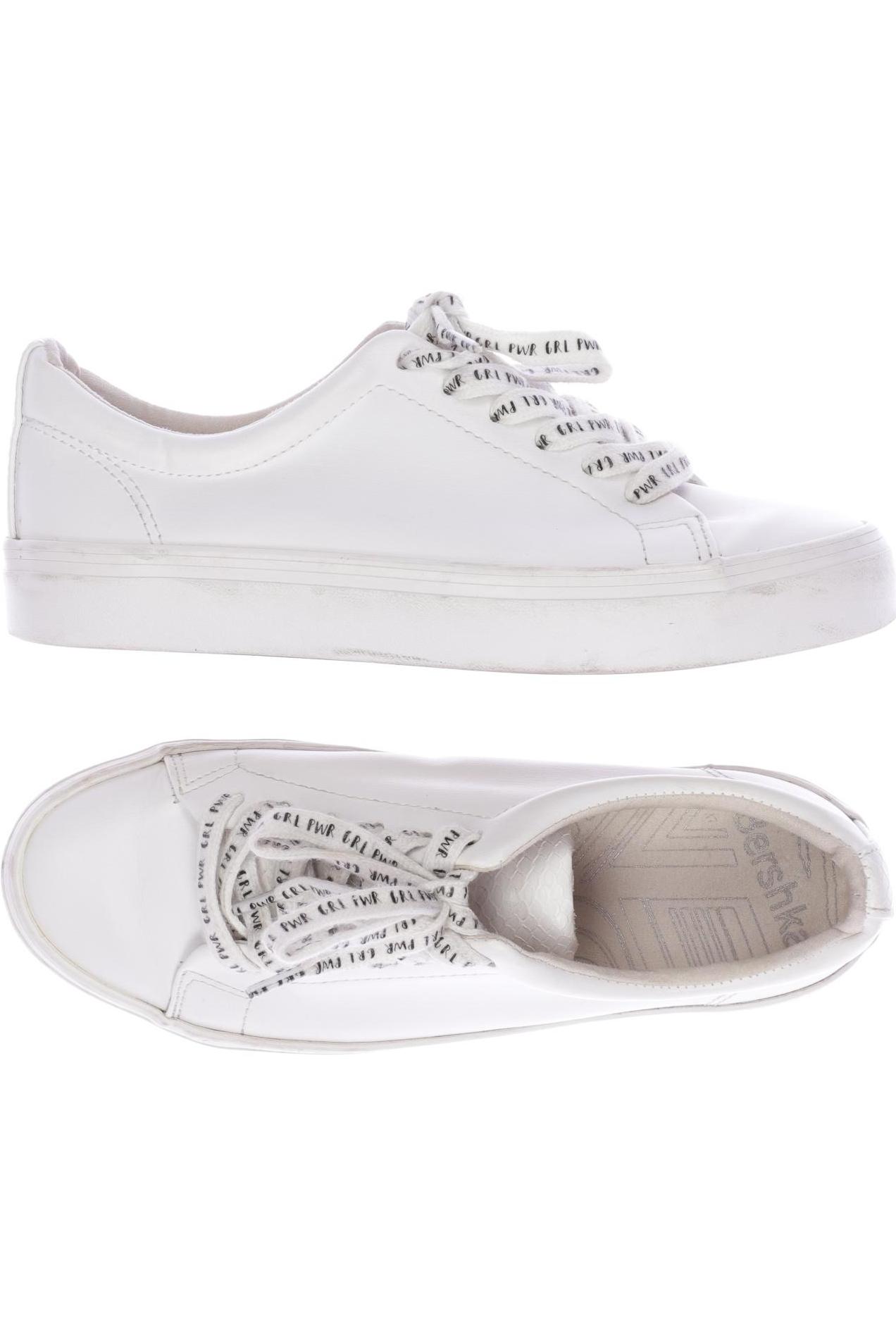 

bershka Damen Sneakers, weiß, Gr. 37