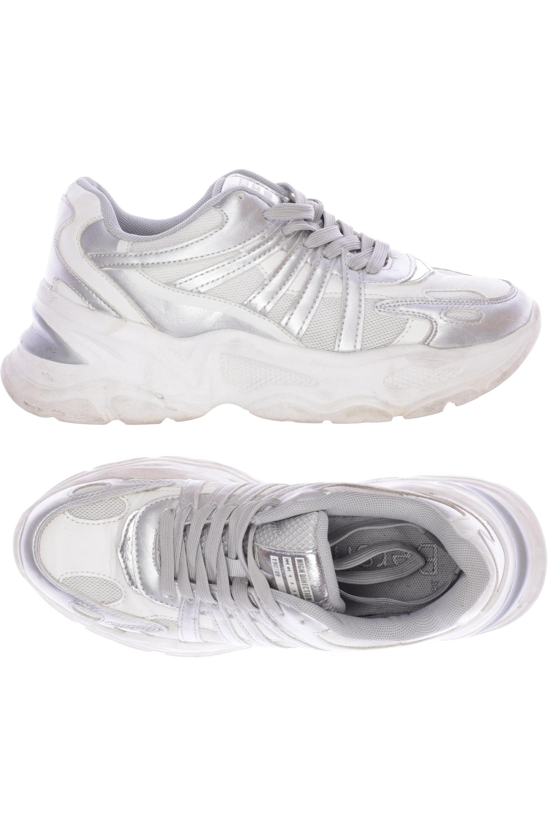 

bershka Damen Sneakers, grau, Gr. 38