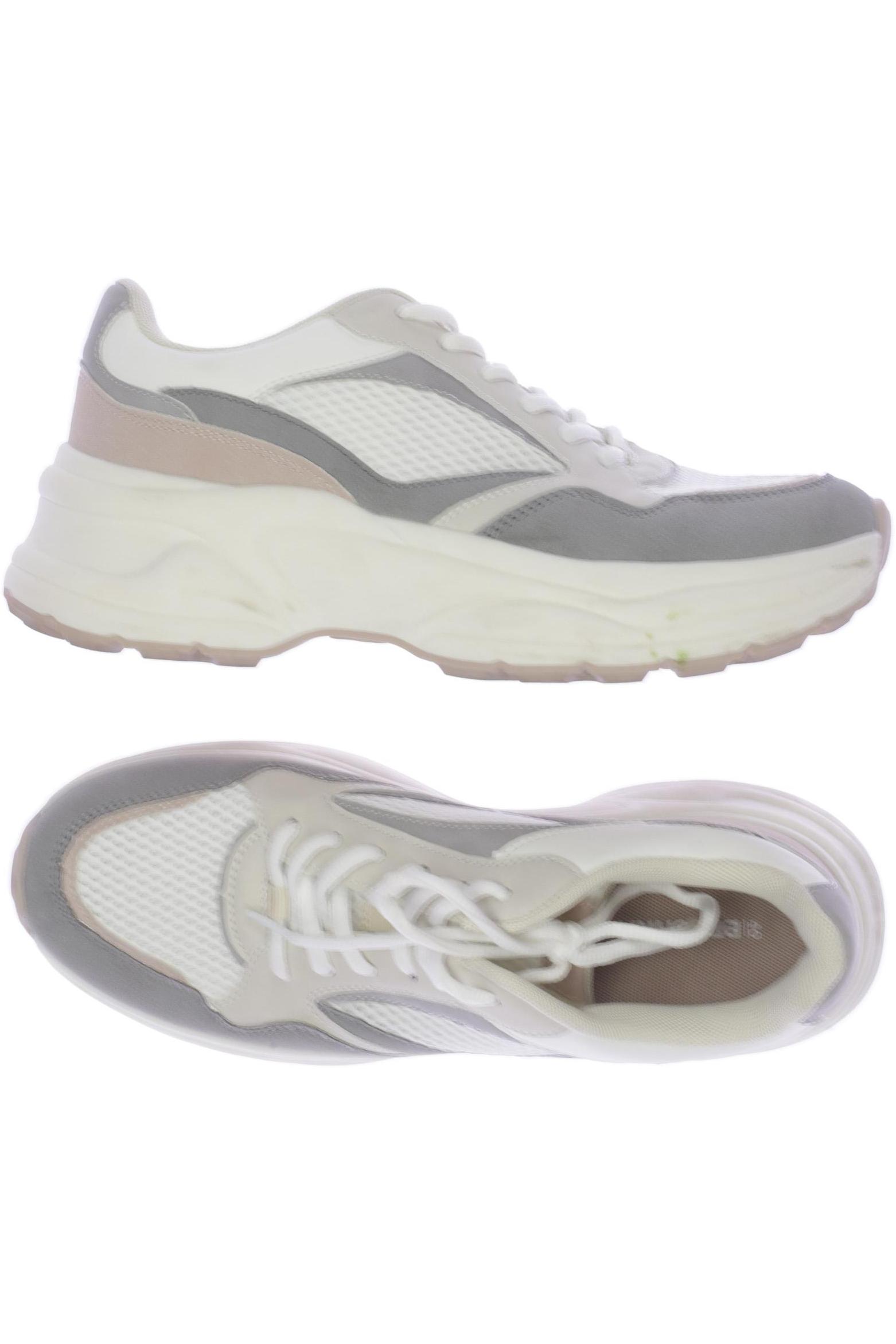 

bershka Damen Sneakers, weiß, Gr. 40