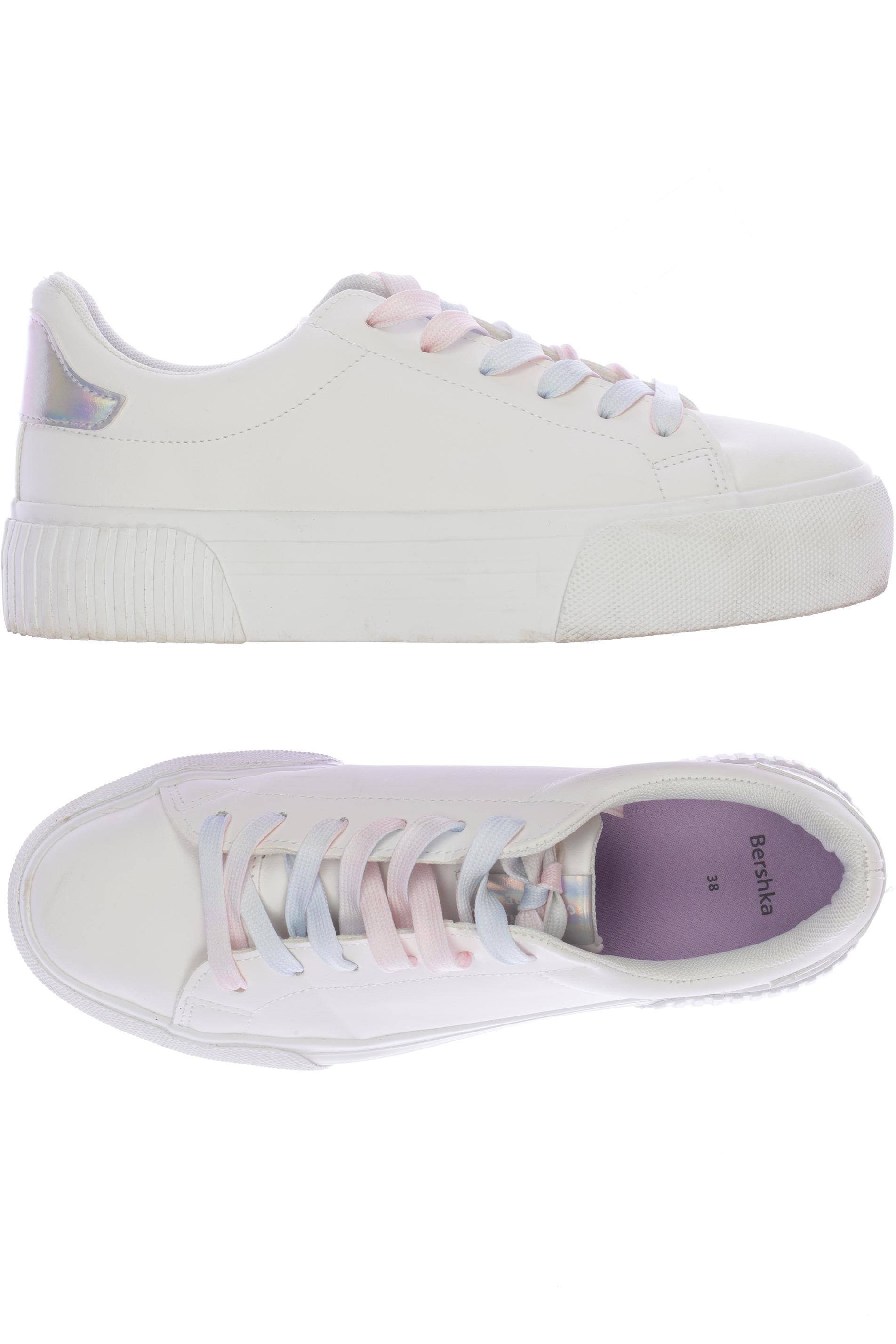 

bershka Damen Sneakers, weiß, Gr. 38