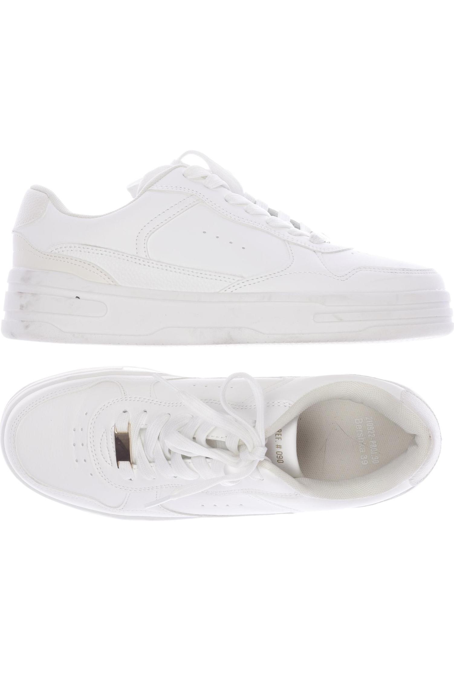 

bershka Damen Sneakers, weiß