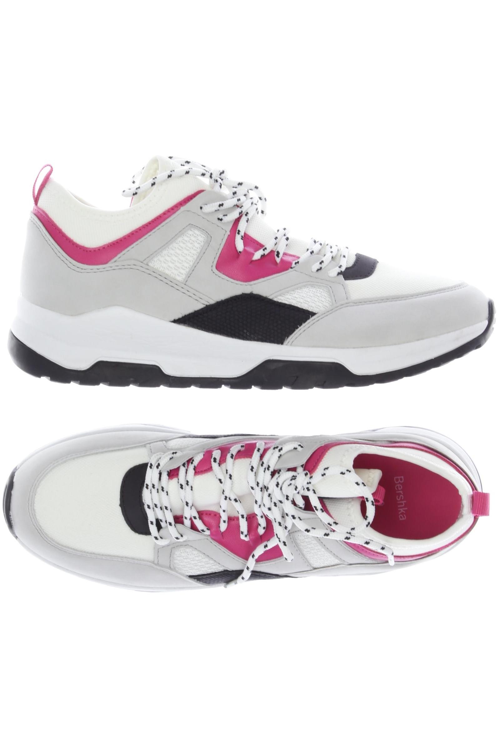

bershka Damen Sneakers, cremeweiß, Gr. 39
