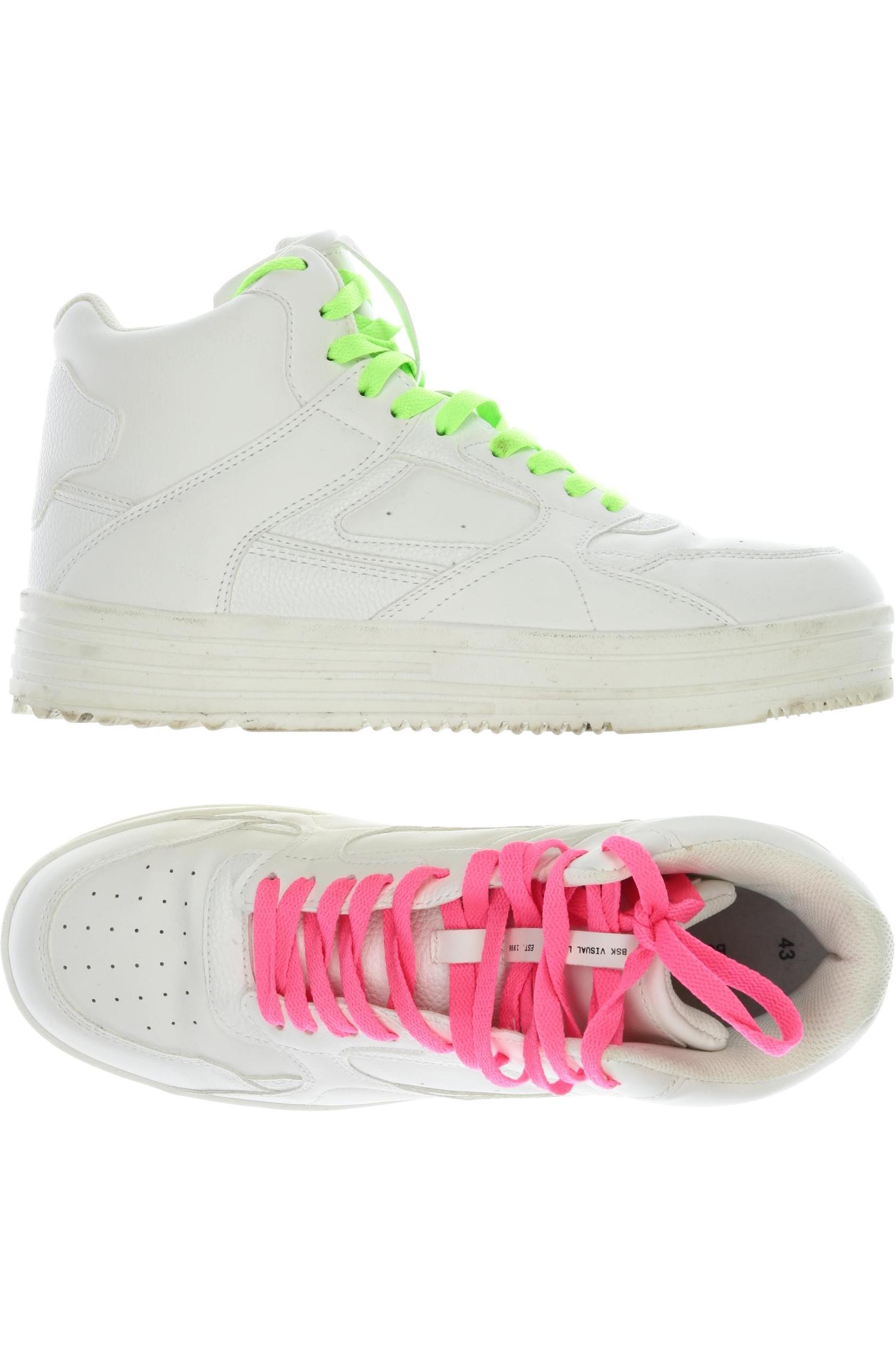 

bershka Damen Sneakers, weiß, Gr. 43