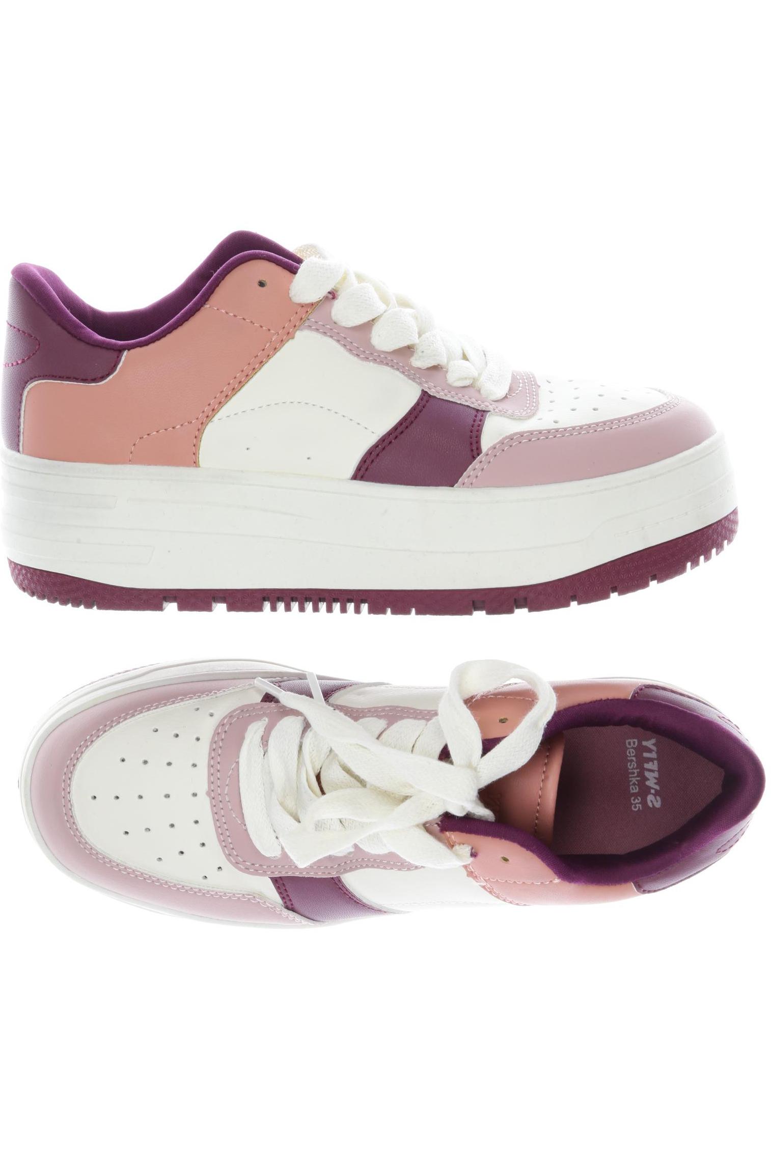 

bershka Damen Sneakers, cremeweiß, Gr. 35