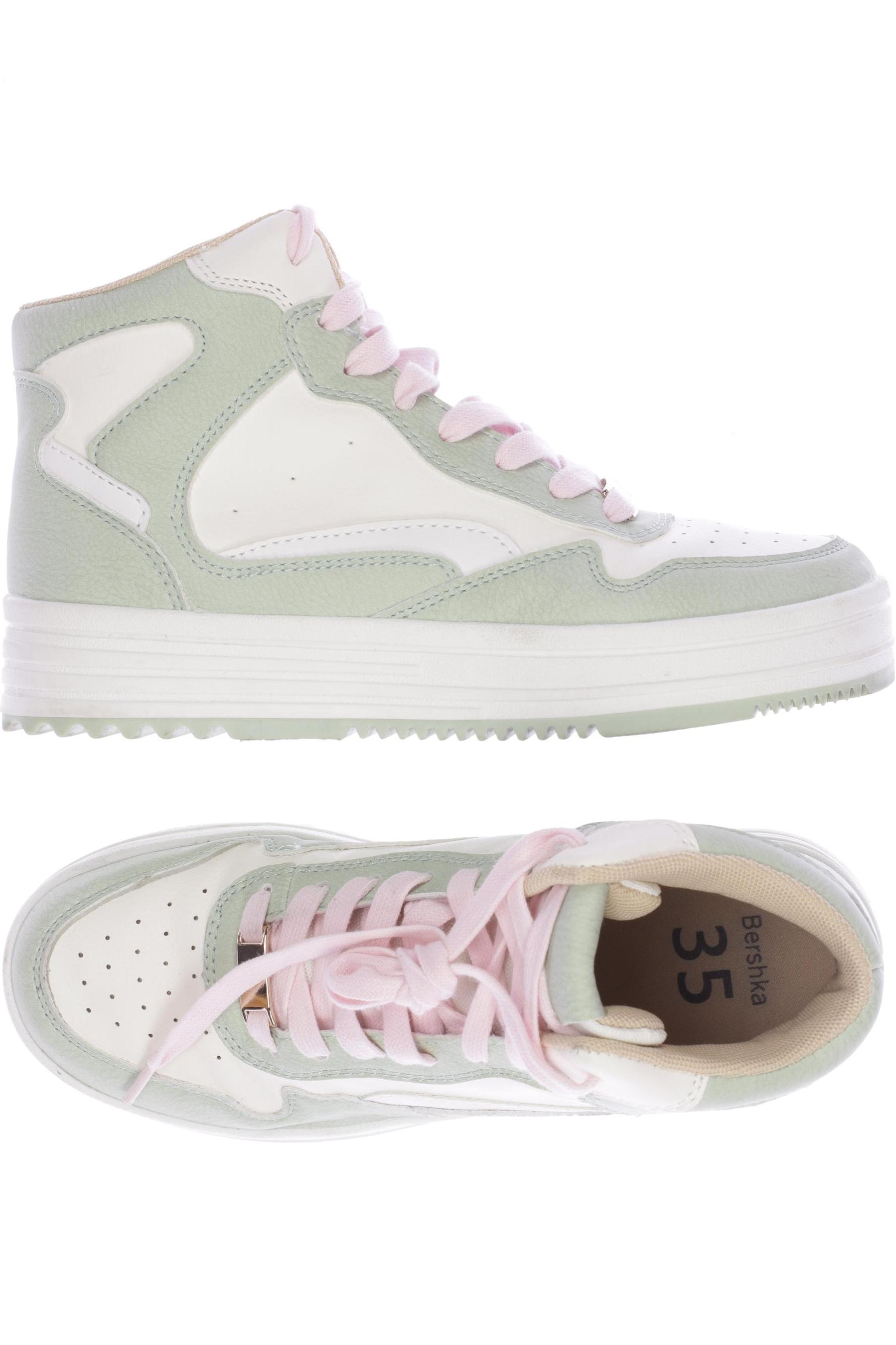 

bershka Damen Sneakers, grün, Gr. 35