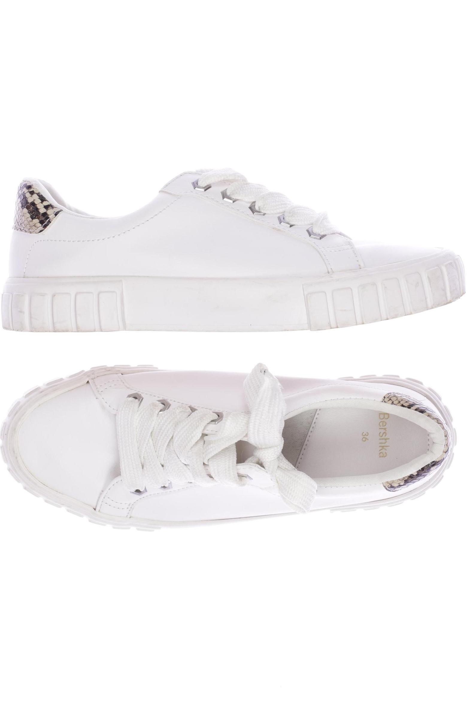 

bershka Damen Sneakers, weiß, Gr. 36