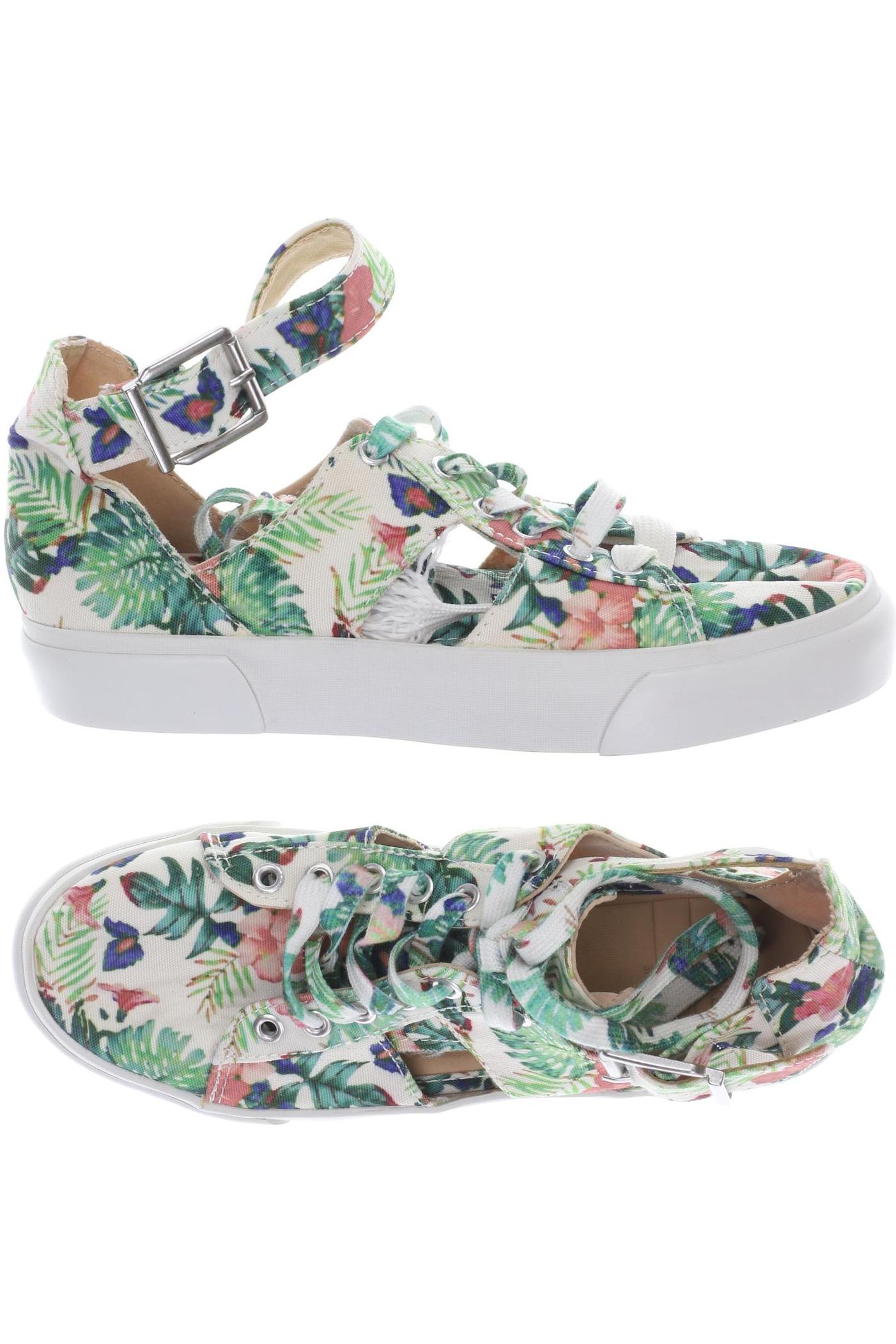 

bershka Damen Sneakers, grün, Gr. 36
