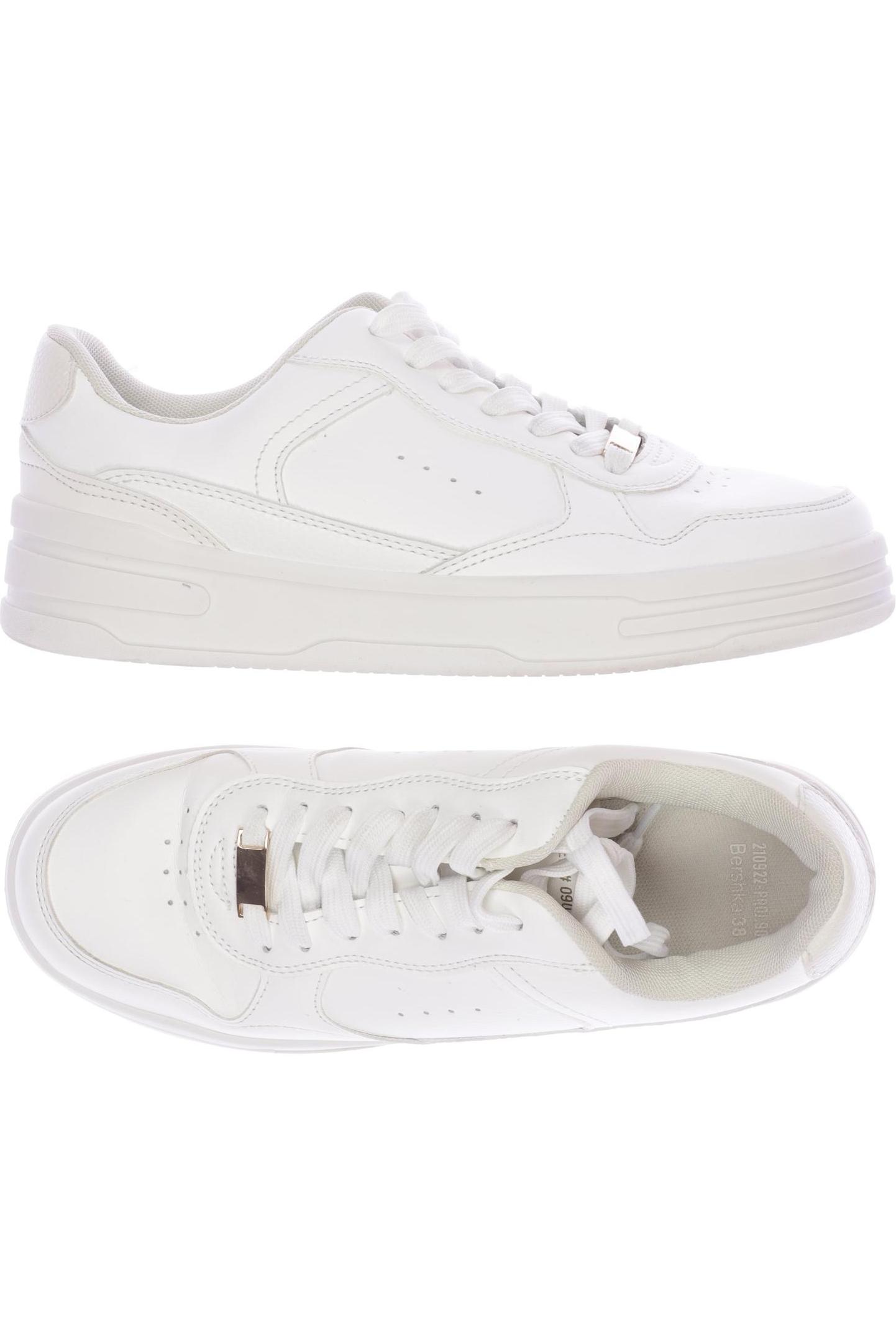 

bershka Damen Sneakers, weiß, Gr. 38
